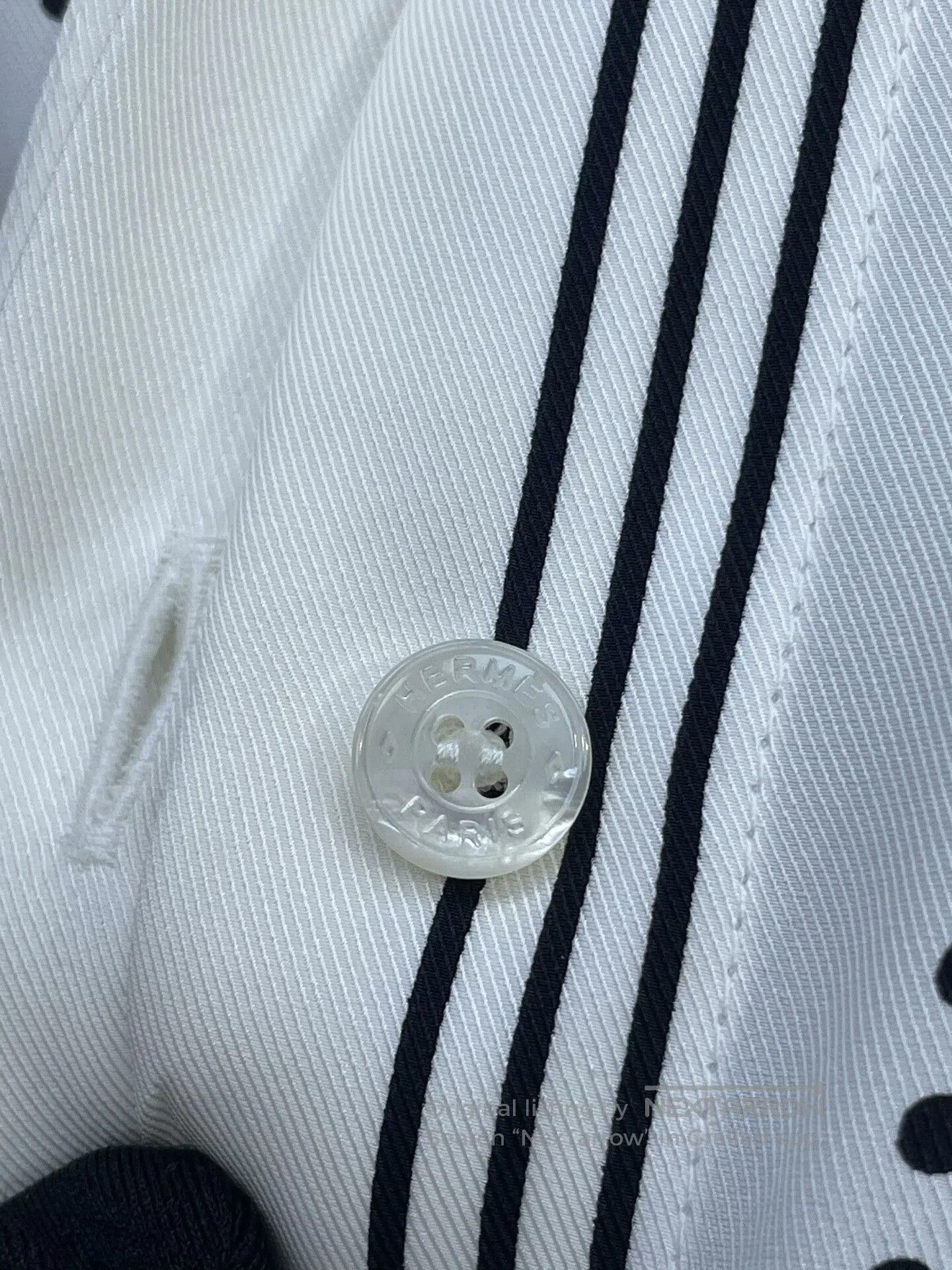 Hermes Hermes Crystal Valley Silk Shirt. Size US XS / EU 42 / 0 - 5 Thumbnail
