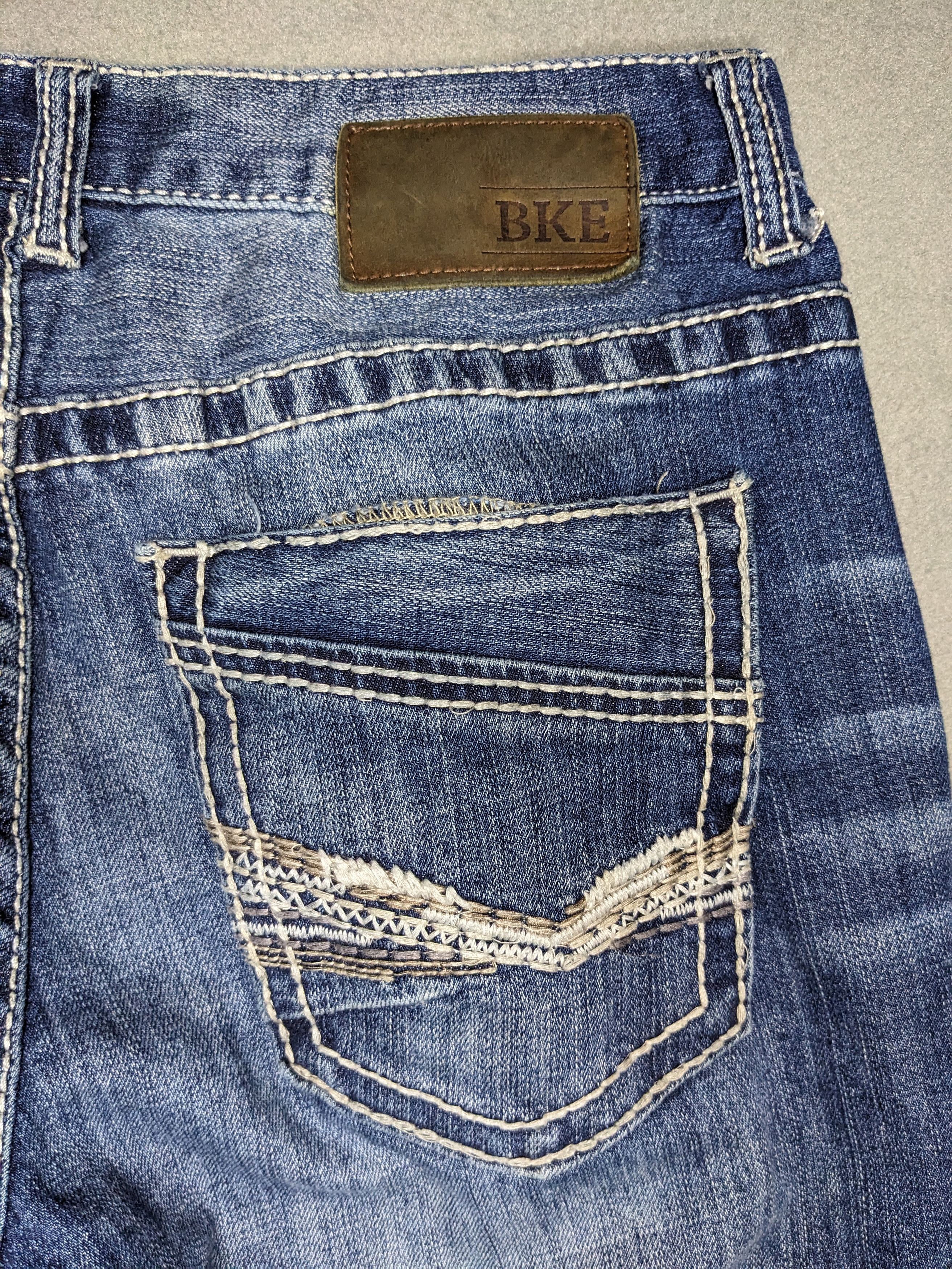 Buckle Black Buckle BKE Jake Straight Jeans 32x32 Denim Thick Stitch Size US 32 / EU 48 - 11 Thumbnail