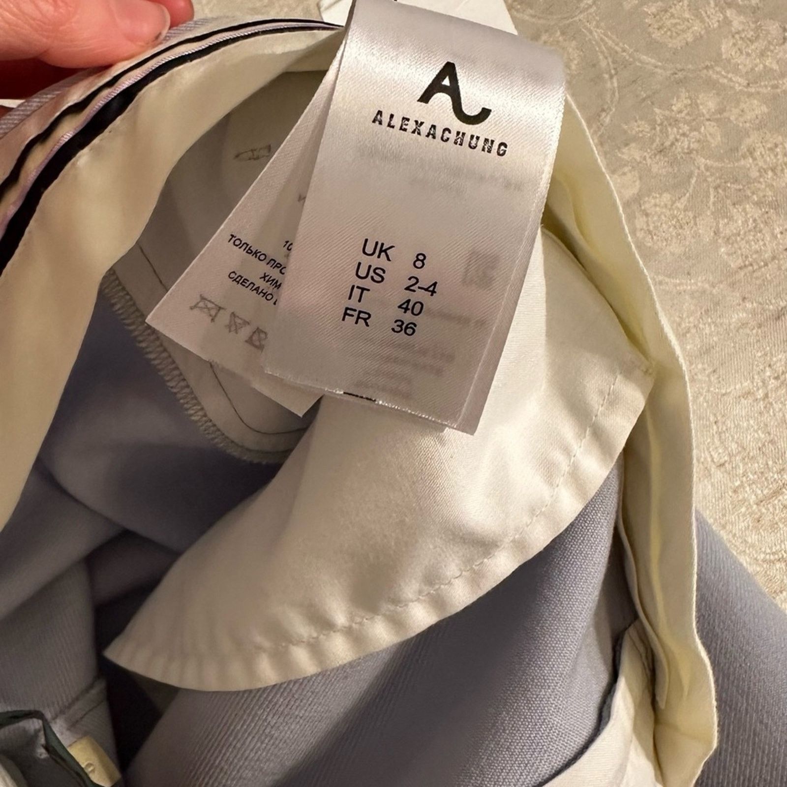 Alexa Chung Alexa Chung Relaxed Tailored Trousers in Light Blue Size 27" / US 4 / IT 40 - 8 Thumbnail