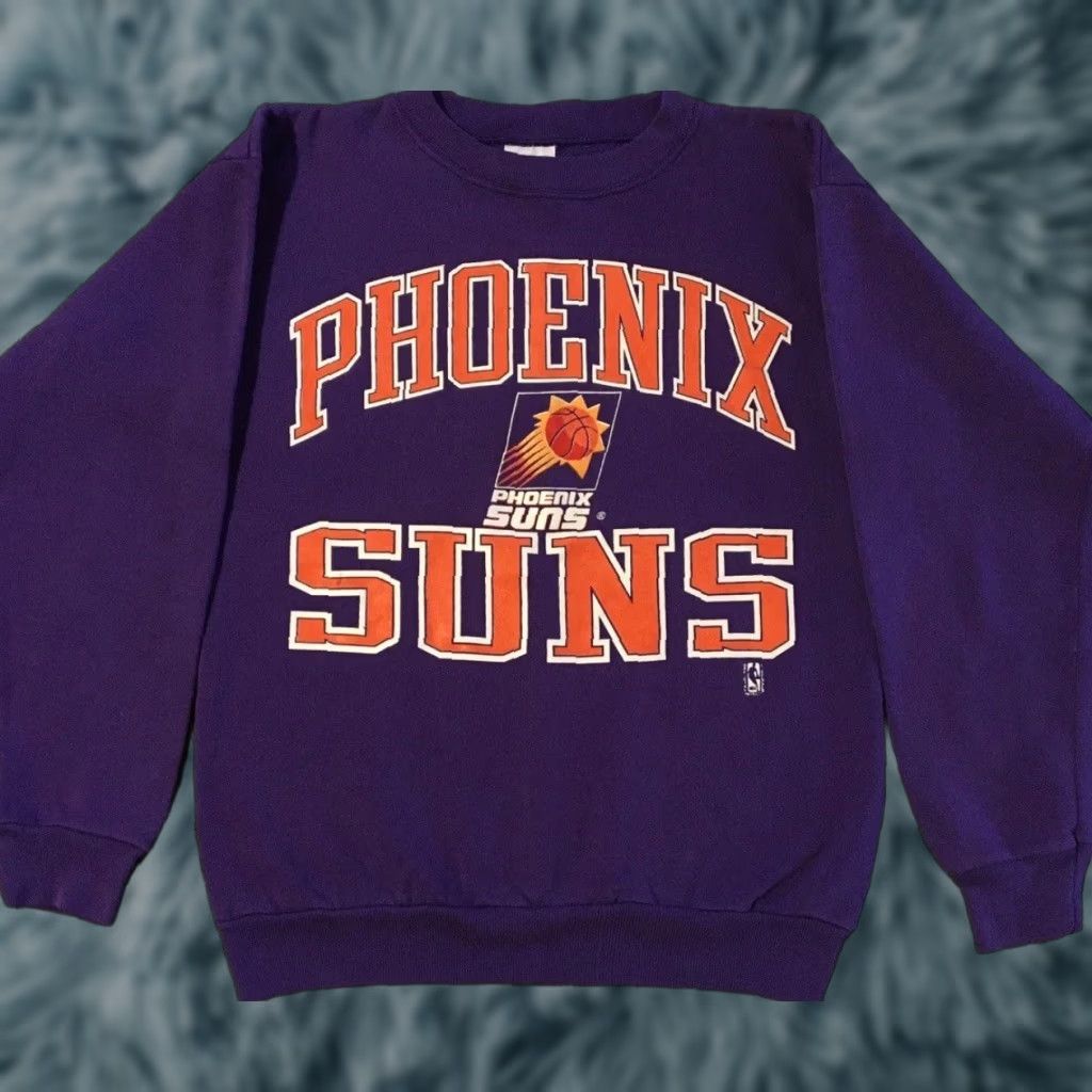 Vintage VINTAGE 90s Phoenix Suns Hoodie S Purple USA NBA Grunge Track 80s Charles Barkley Mens Small Size US S / EU 44-46 / 1 - 1 Thumbnail