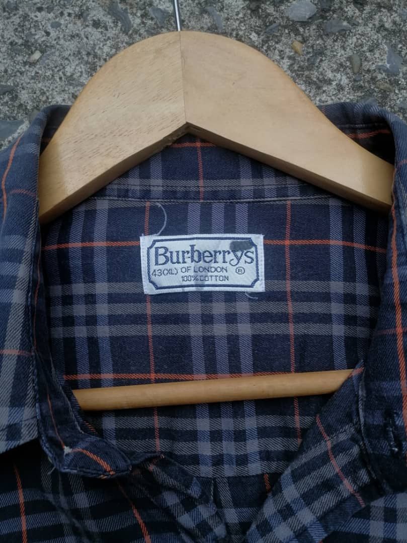 Burberry × Vintage Burberry Plaid Button Downs Longsleeve Shirt Size US L / EU 52-54 / 3 - 8 Thumbnail