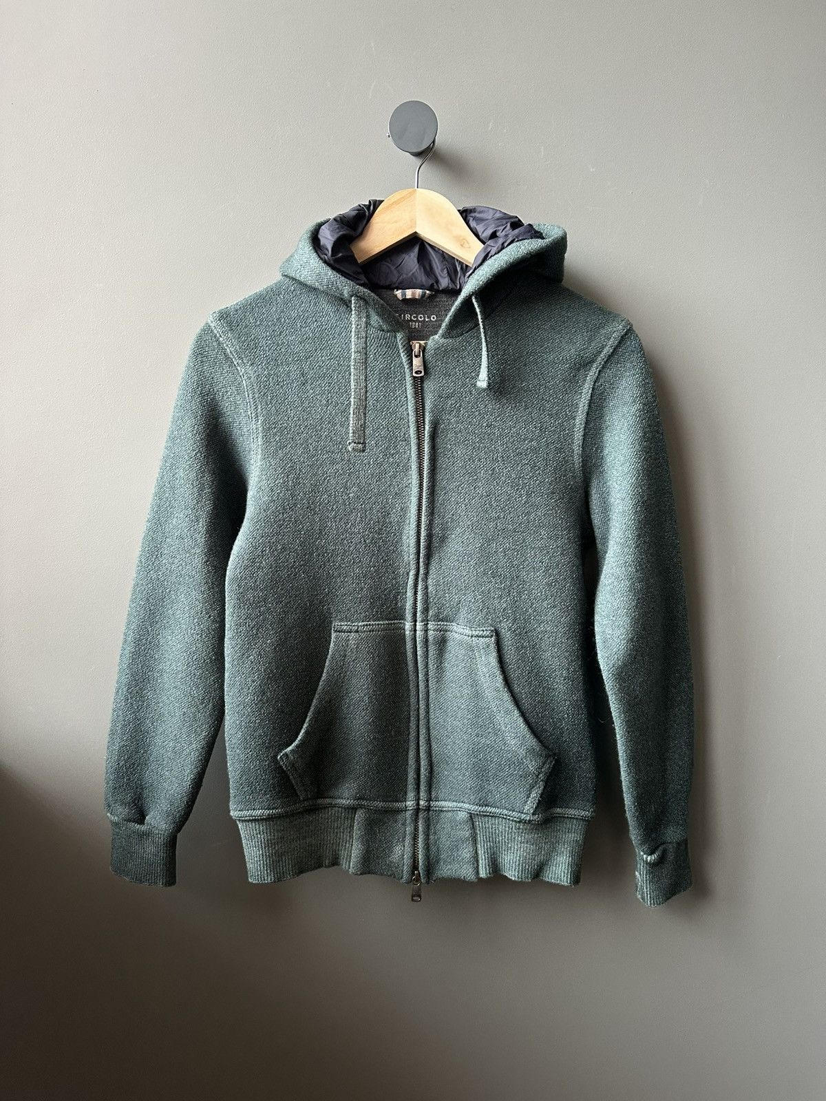 Circolo 1901 Circolo 1901 Zip Wool Polyester Hoodie Size L Size L / US 10 / IT 46 - 1 Thumbnail