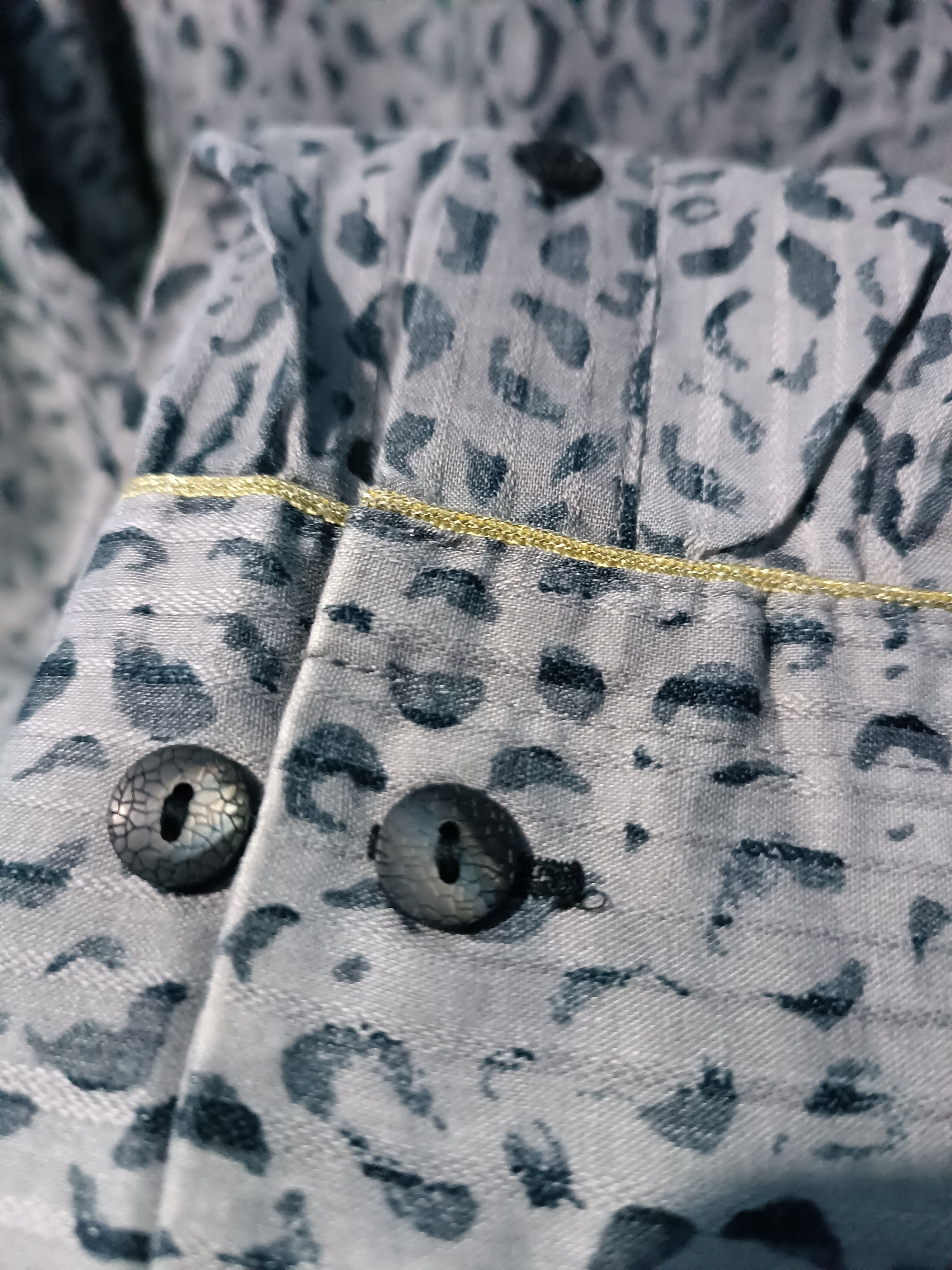 Japanese Brand Cheetah Print Button Up Shirt Size US M / EU 48-50 / 2 - 5 Thumbnail