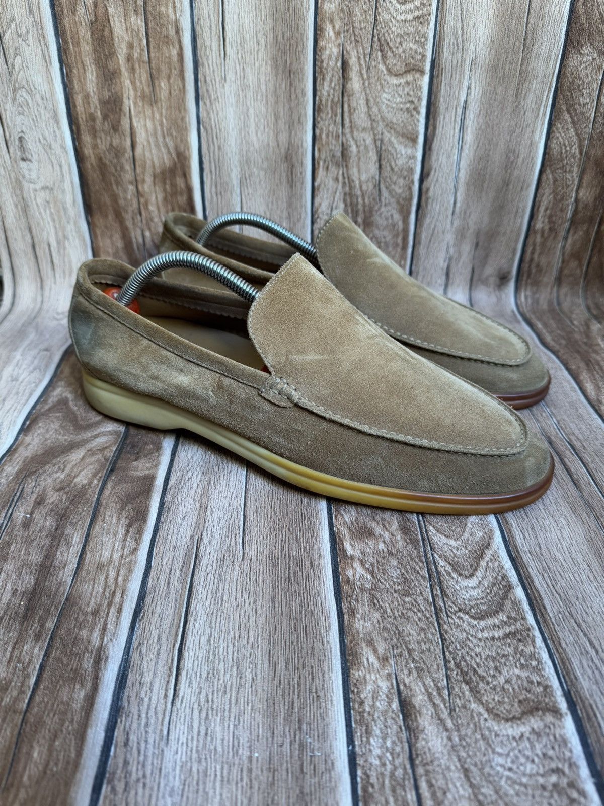 Loro Piana Summer walk suede loafers Size US 9.5 / EU 42-43 - 2 Thumbnail