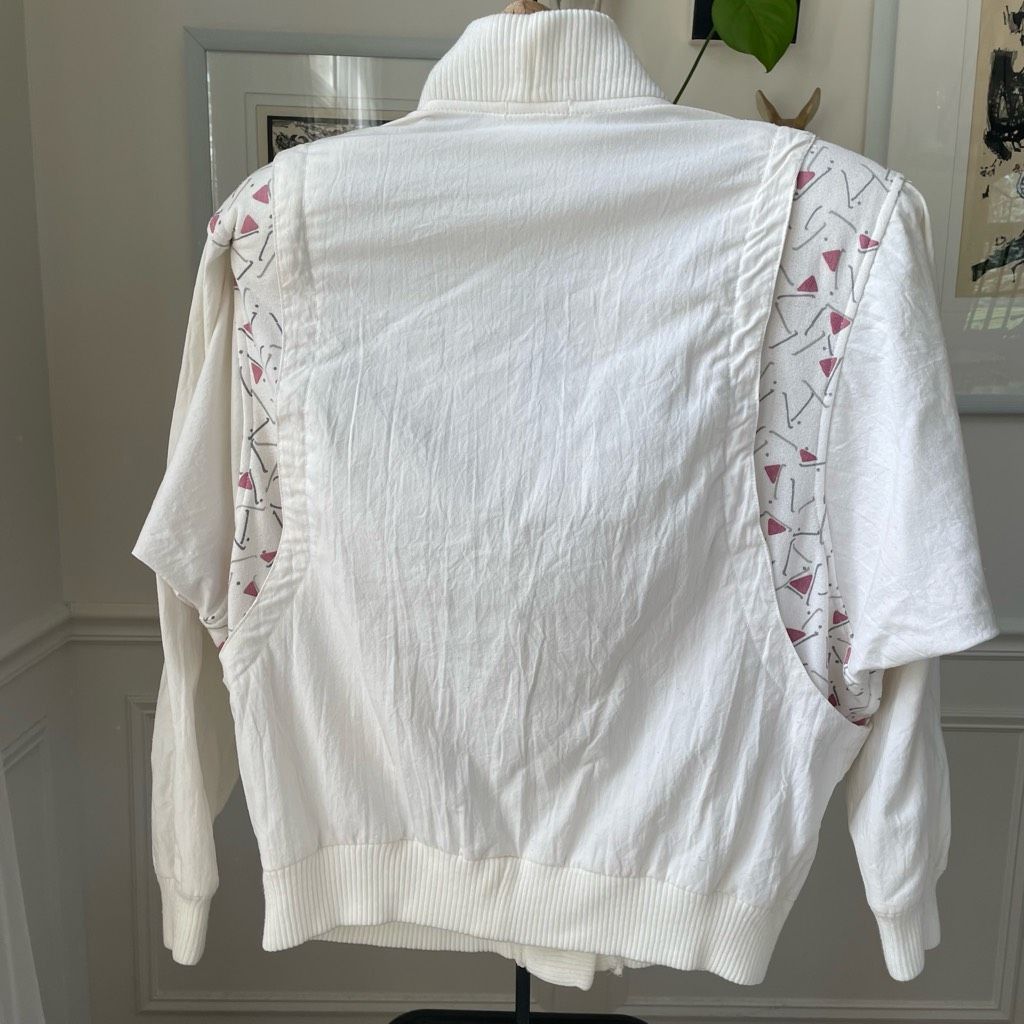 Vintage Vintage 80s Inner View Vneck Cardigan Geometric Dolman Cut M Size M / US 6-8 / IT 42-44 - 5 Thumbnail