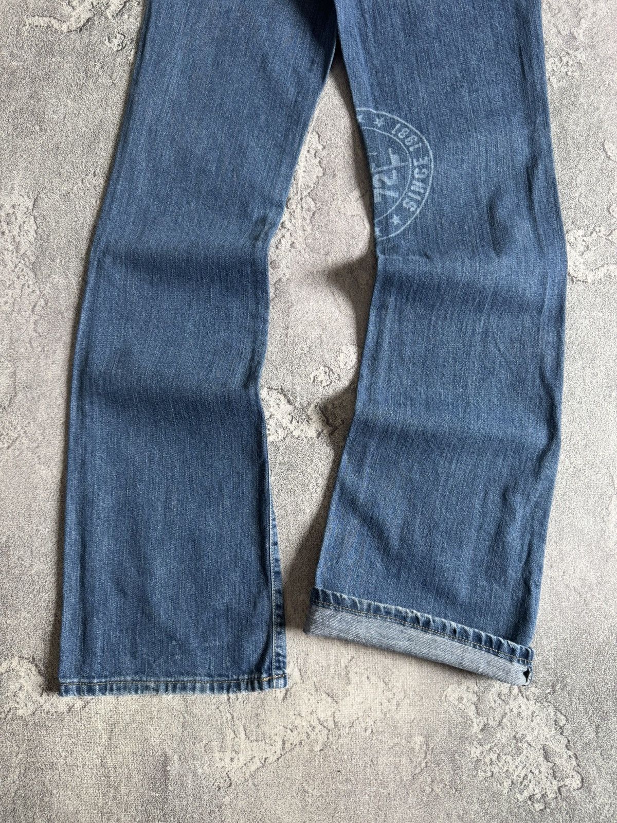 Armani Armani Jeans 26size wmns denim flared pants jeans trousers Size 26" / US 2 / IT 38 - 2 Thumbnail