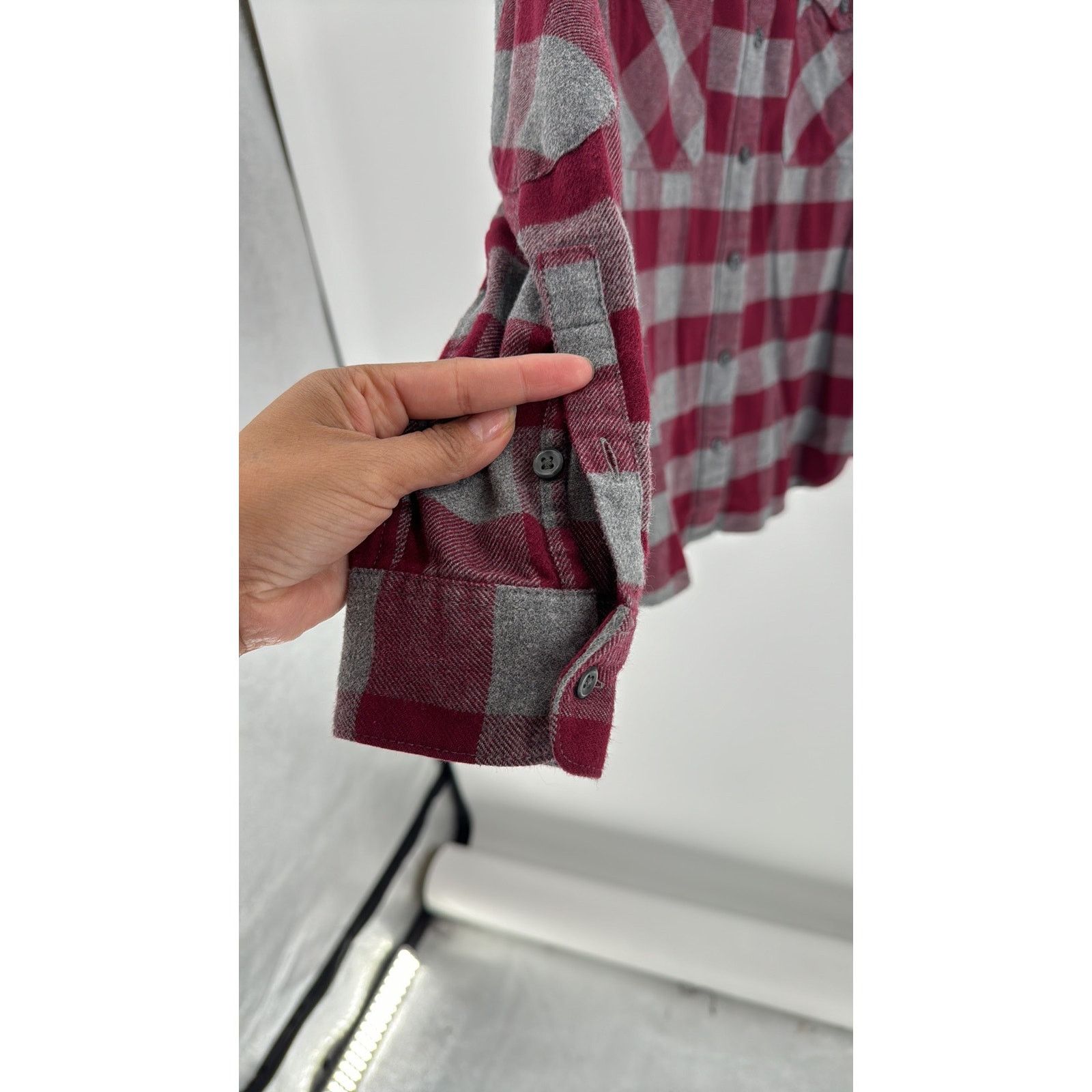 Pendleton Pendleton red gray plaid flannel 100% cotton button down Size US S / EU 44-46 / 1 - 8 Thumbnail
