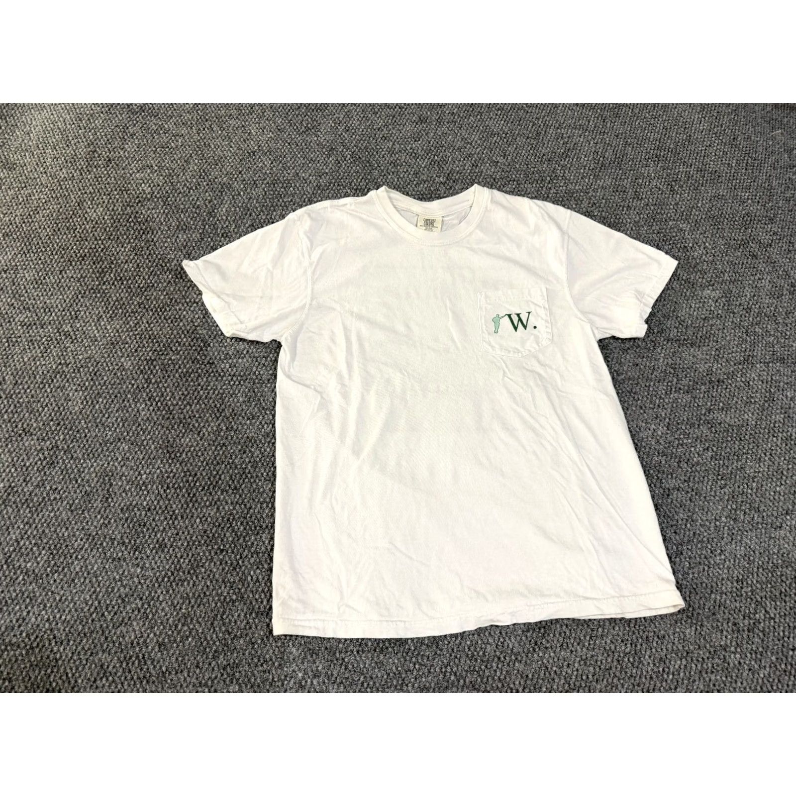 Comfort Colors Comfort Colors Mens Short Sleeve T-Shirt White Logo College William Graphic M Crew Neck Cotton Knit Heavyweight All Seasons Regular Fit Size US M / EU 48-50 / 2 - 3 Thumbnail