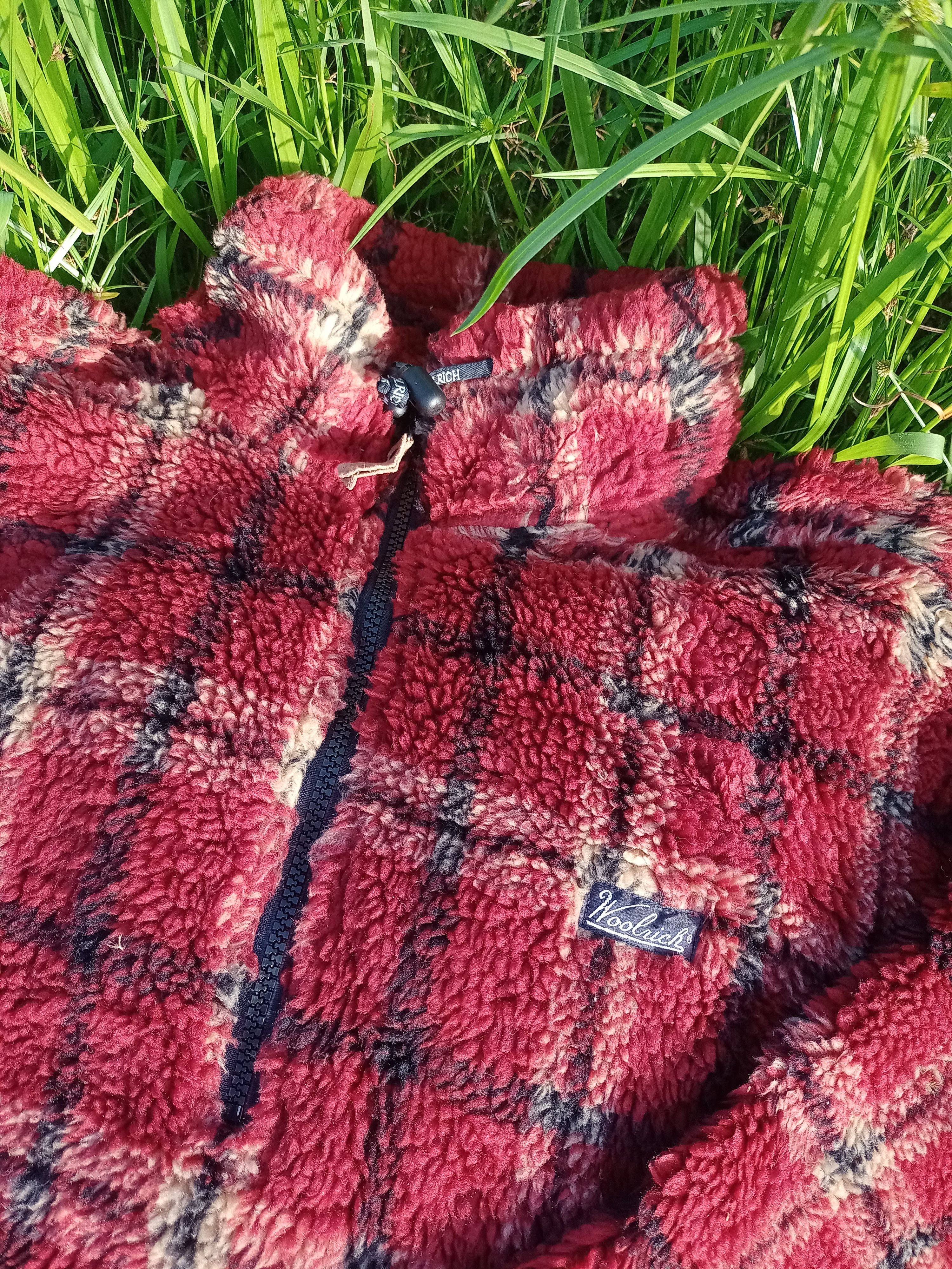 Vintage × Woolrich Woolen Mills WoolRich Half Zipper Fleece Jacket Size US M / EU 48-50 / 2 - 2 Thumbnail