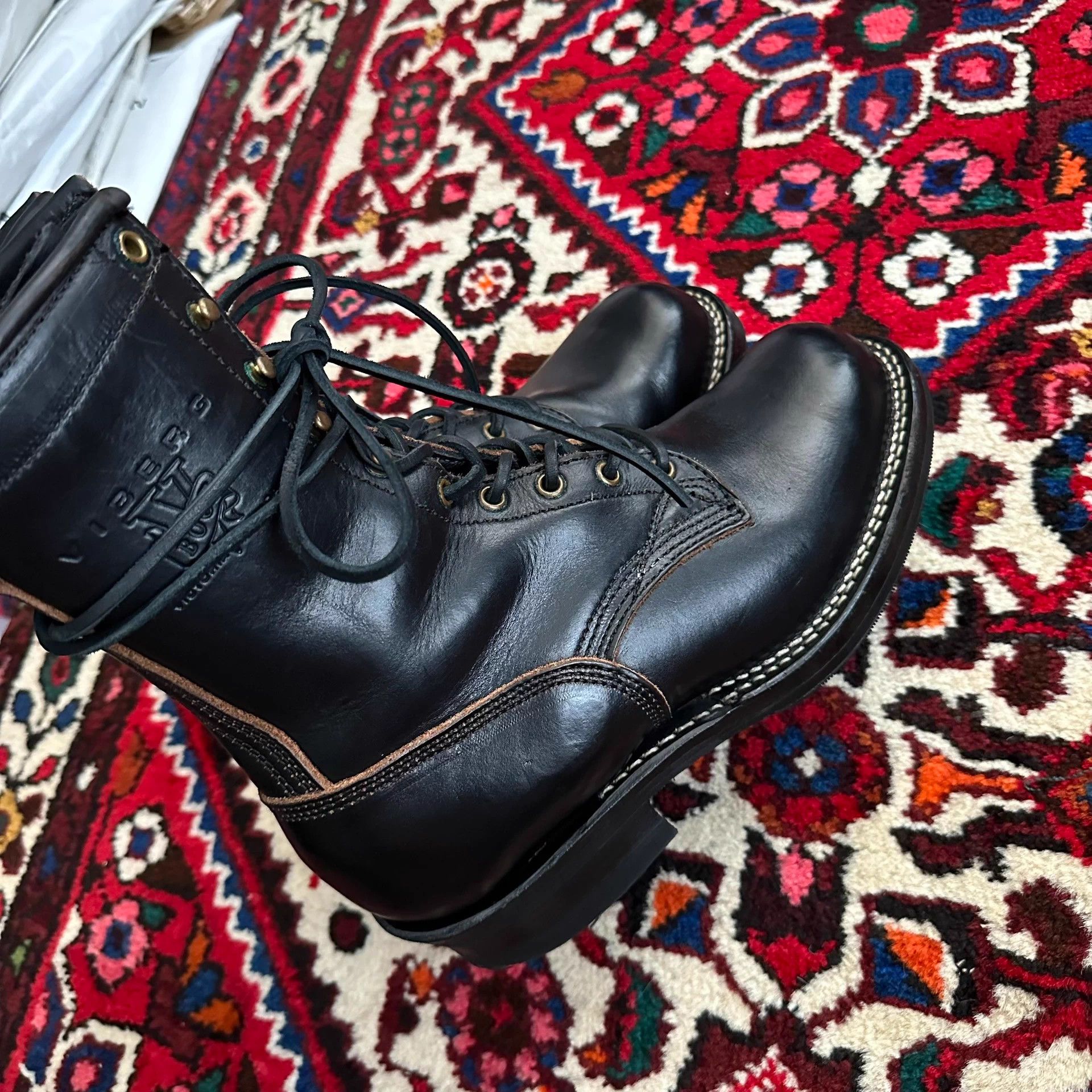Viberg Viberg Work Boot Tea Core Leather Size 7 9.5-9.8/10 Size US 7 / EU 40 - 5 Thumbnail