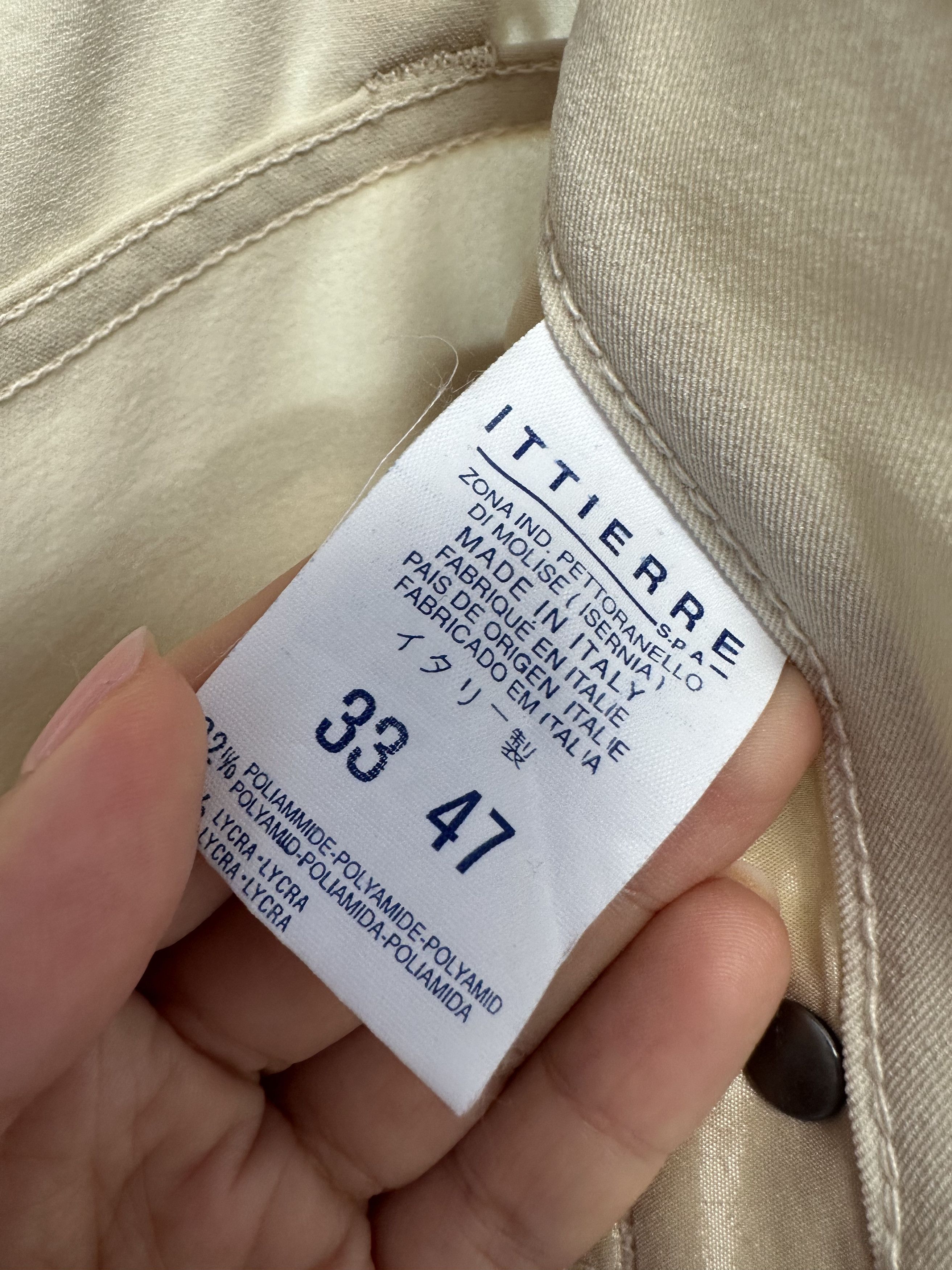 Versace Jeans Couture × Vintage Versace Jeans Couture Nos Medusa beige Size 28" / US 6 / IT 42 - 4 Thumbnail