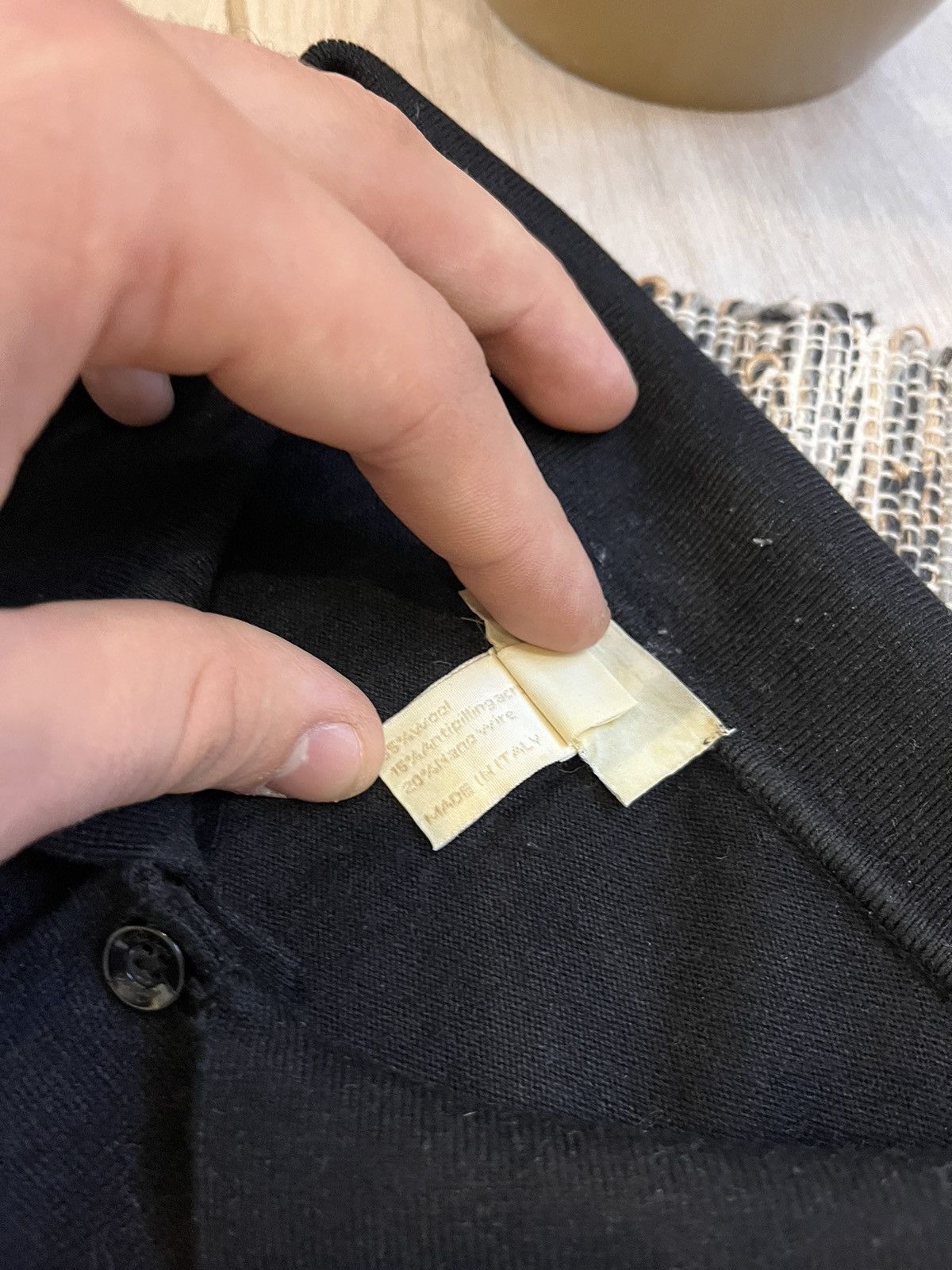 Brioni × Vintage Vintage Brioni polo longsleeve luxury minimalistic Size US XL / EU 56 / 4 - 16 Thumbnail
