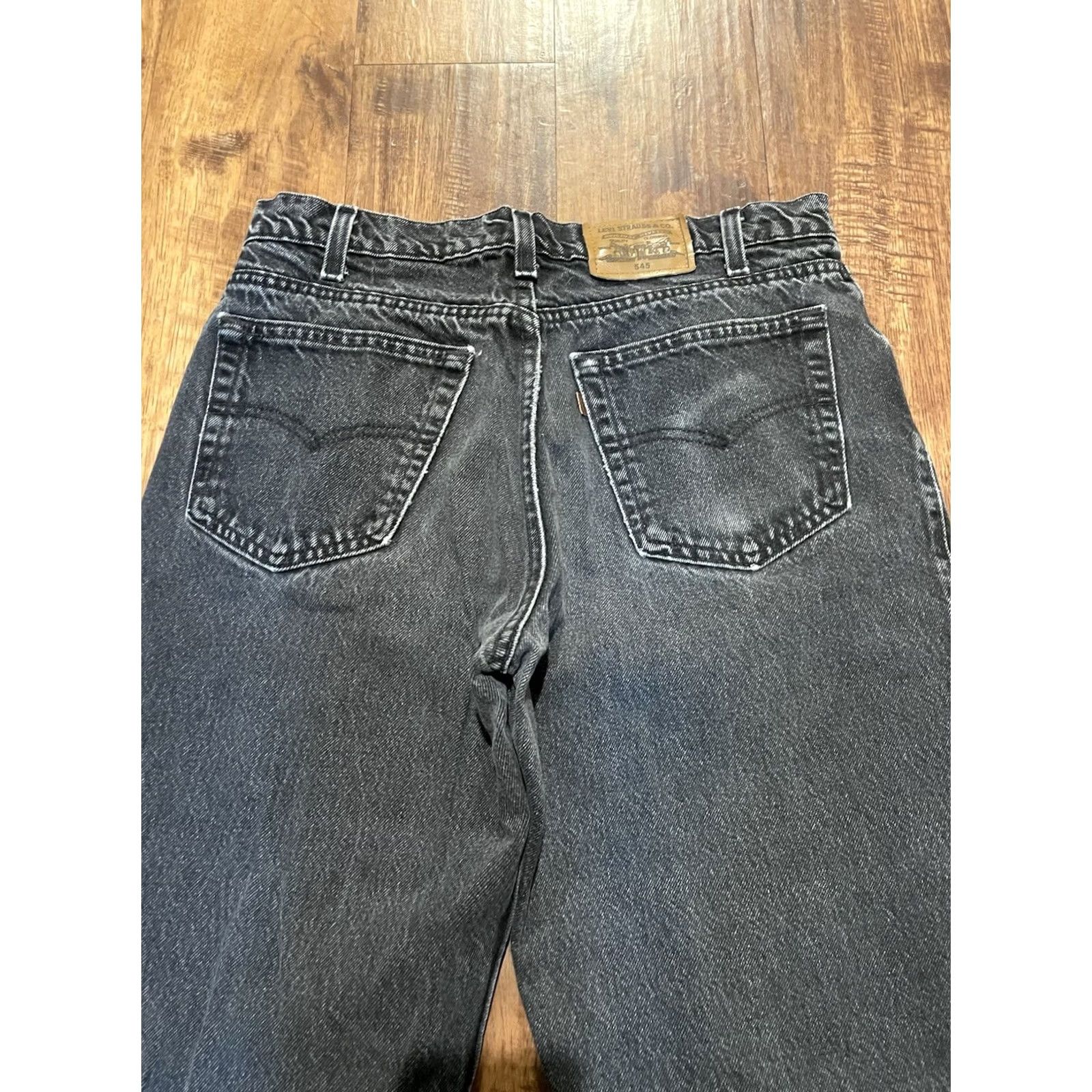Levi's VINTAGE Levi's 545 Jeans Mens 32 Regular Black Denim 5-Pocket Tapered Relaxed Fit 1993 US Made Size US 32 / EU 48 - 3 Thumbnail