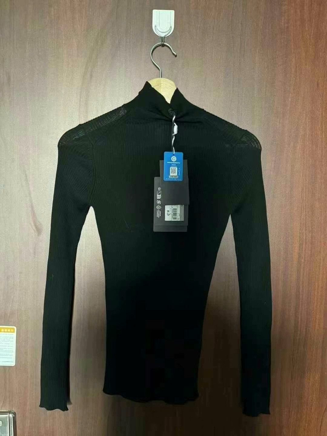 Prada black high-neck knit top by Prada Size S / US 4 / IT 40 - 1 Thumbnail