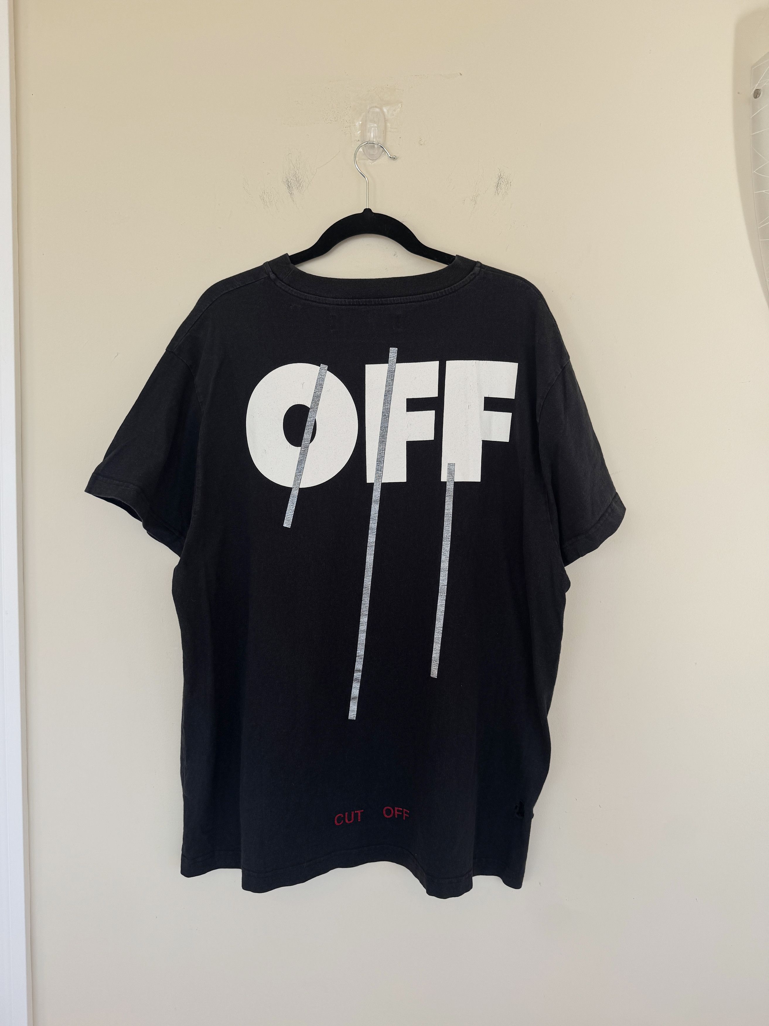 Off-White Off White Cut Off Tee Size US M / EU 48-50 / 2 - 1 Thumbnail