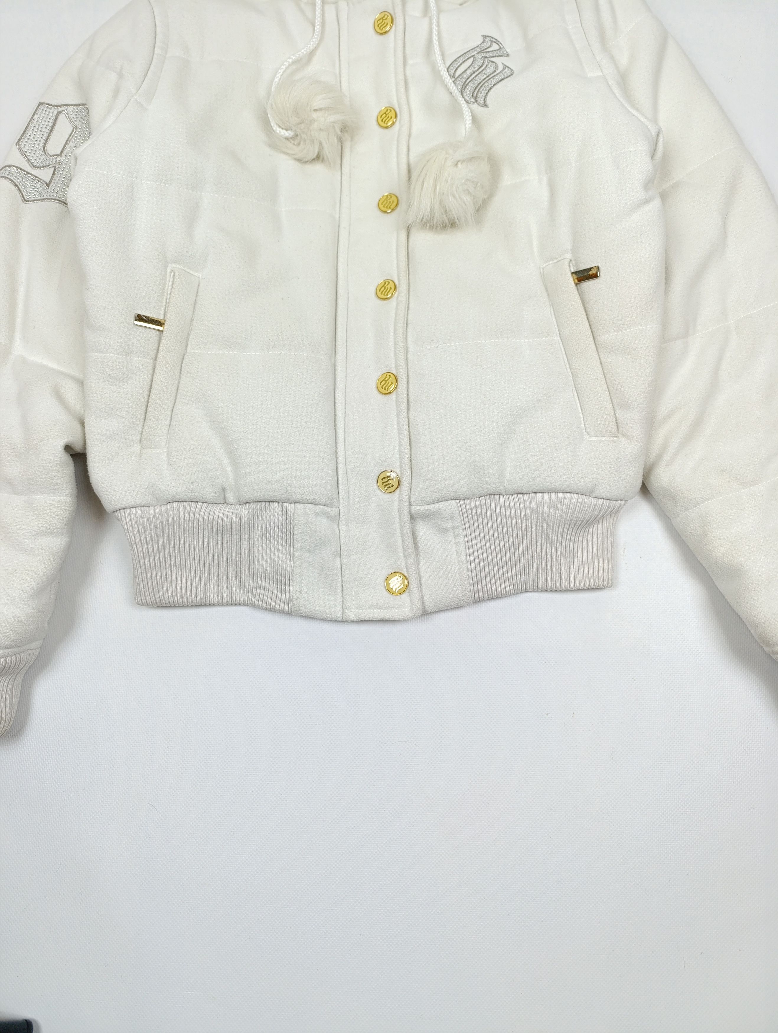 Rocawear ROCAWEAR Y2K VINTAGE WOMENS BOMBER JACKET FAUX FUR Size M / US 6-8 / IT 42-44 - 4 Thumbnail