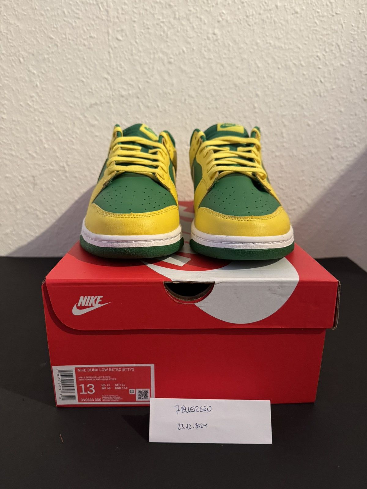 Nike ✅ US M13 Nike Dunk Low Retro Reverse Brazil EU 38 Size US 13 / EU 46 - 3 Thumbnail