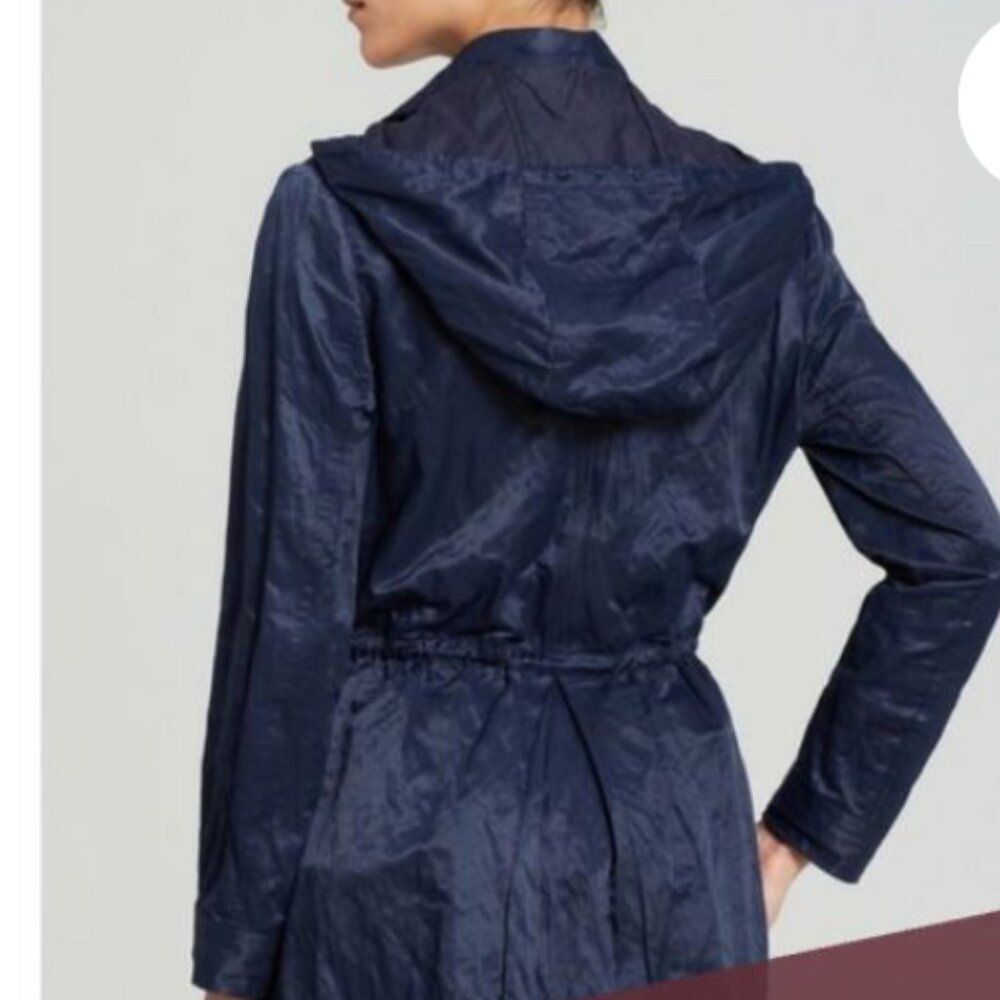 Joie Joie Eisner Utility Jacket XS Navy Blue Hip Length Trench Co Size XS / US 0-2 / IT 36-38 - 5 Thumbnail