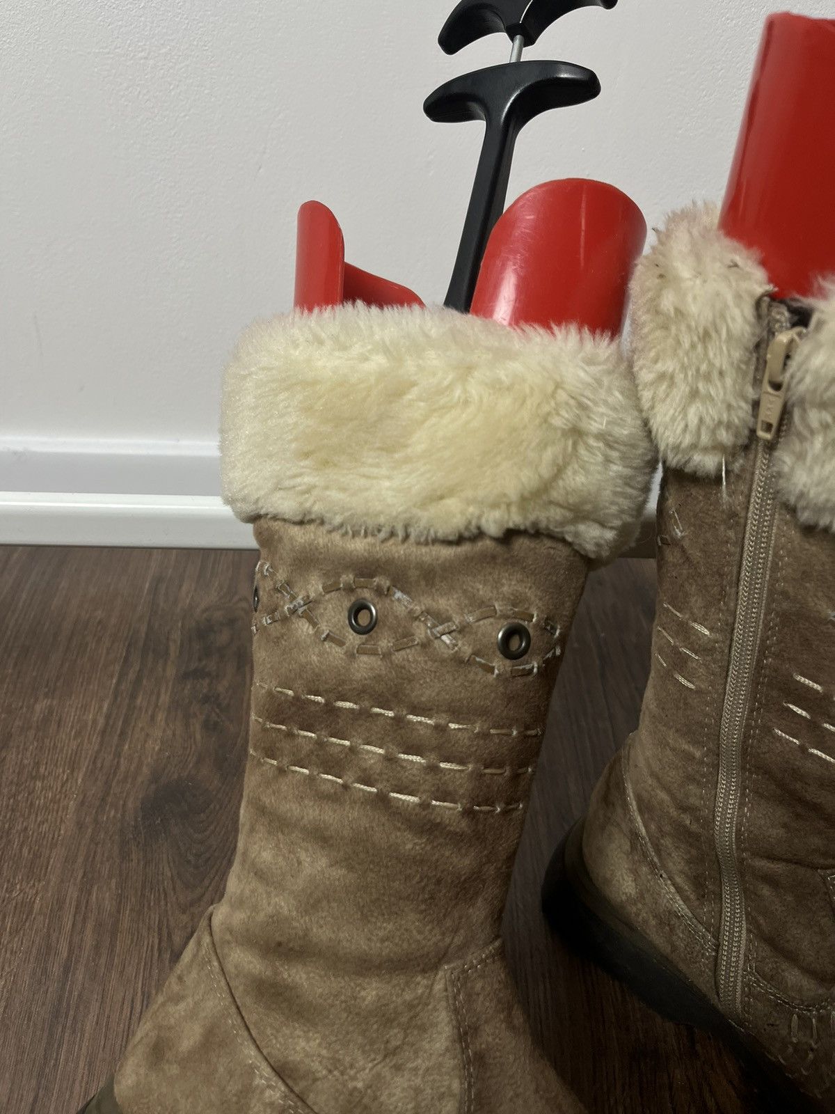 A.S.98 × If Six Was Nine Avante Garde Suede Fur Hi Women’s Boots Shoes 37 eu Size US 7 / IT 37 - 3 Thumbnail