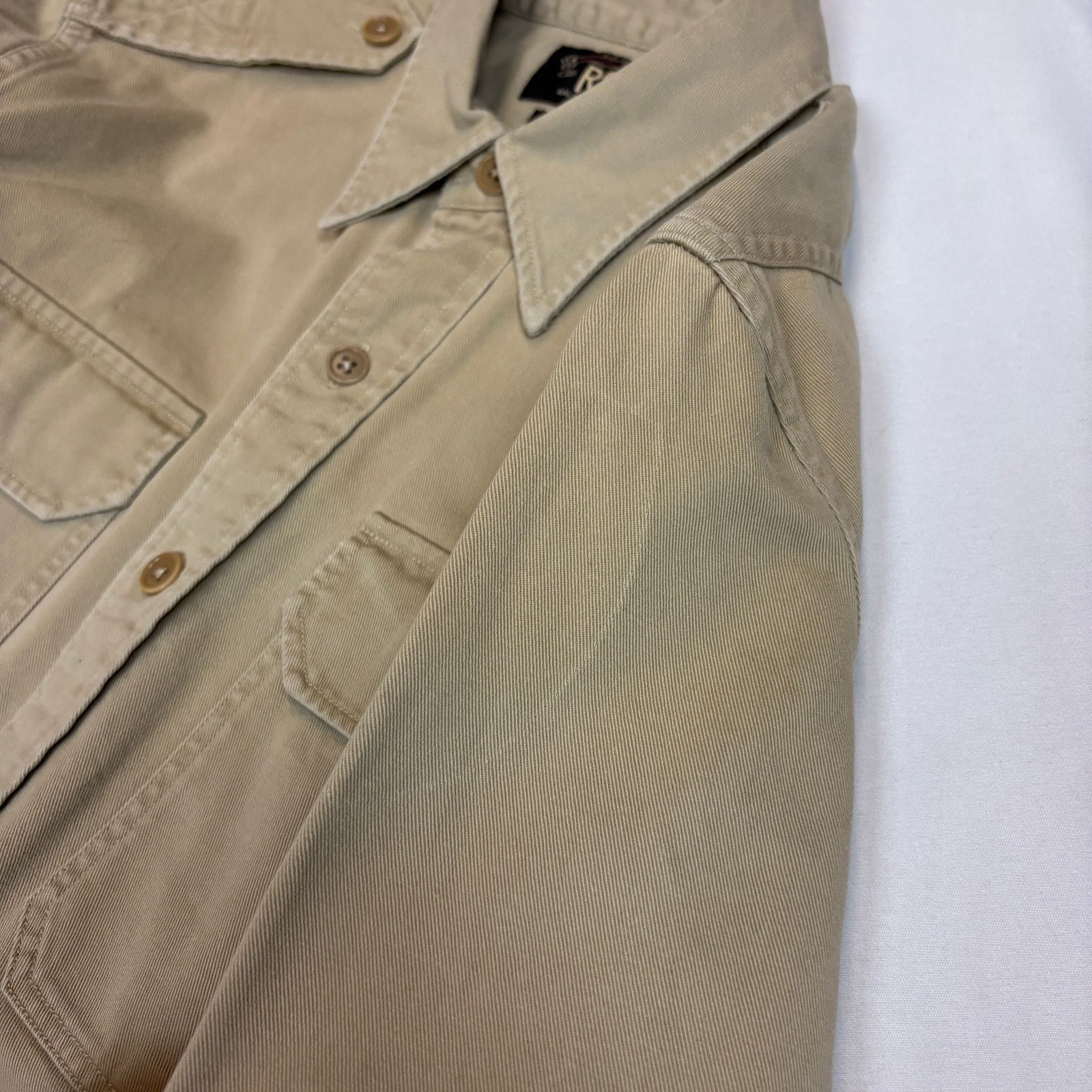 RRL Ralph Lauren RRL Double RL Ralph Lauren Twill Officer's Work Shirt XS Size US XS / EU 42 / 0 - 9 Thumbnail