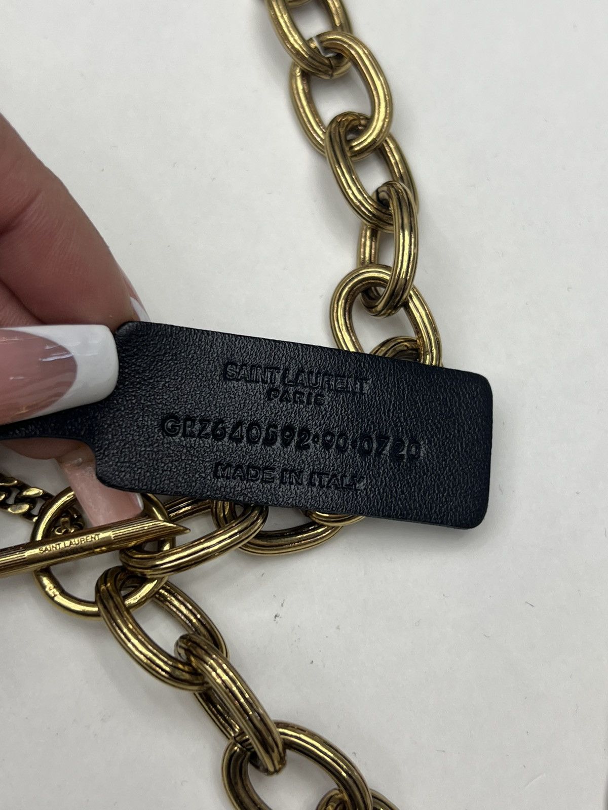 Saint Laurent Paris Saint Laurent Metal Chain Belt Size ONE SIZE - 6 Thumbnail