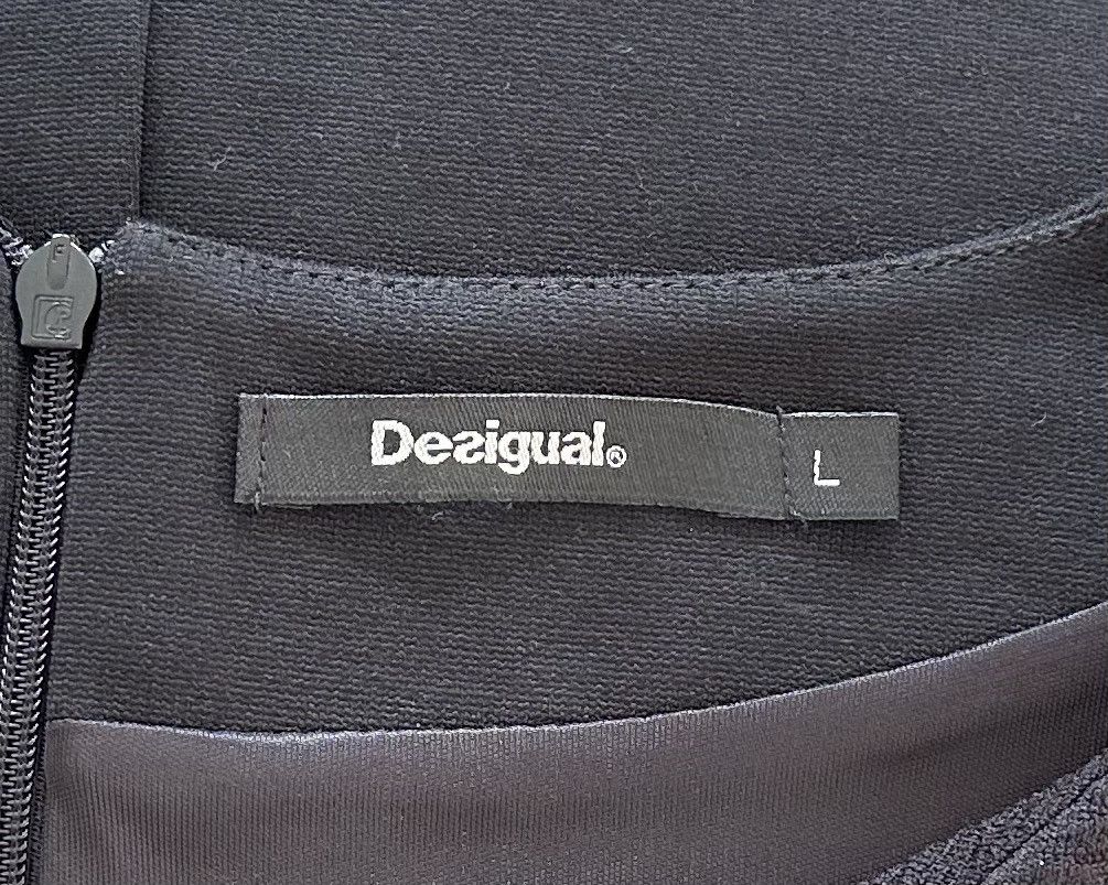 Desigual × Japanese Brand Desigual Viscose Dress Zip Women's Size L Size L / US 10 / IT 46 - 4 Thumbnail