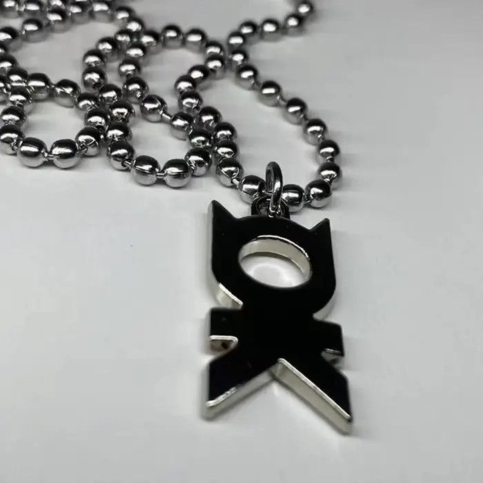 Jewelry Creative Curved OK Letter Pendant Necklace Size ONE SIZE - 5 Thumbnail