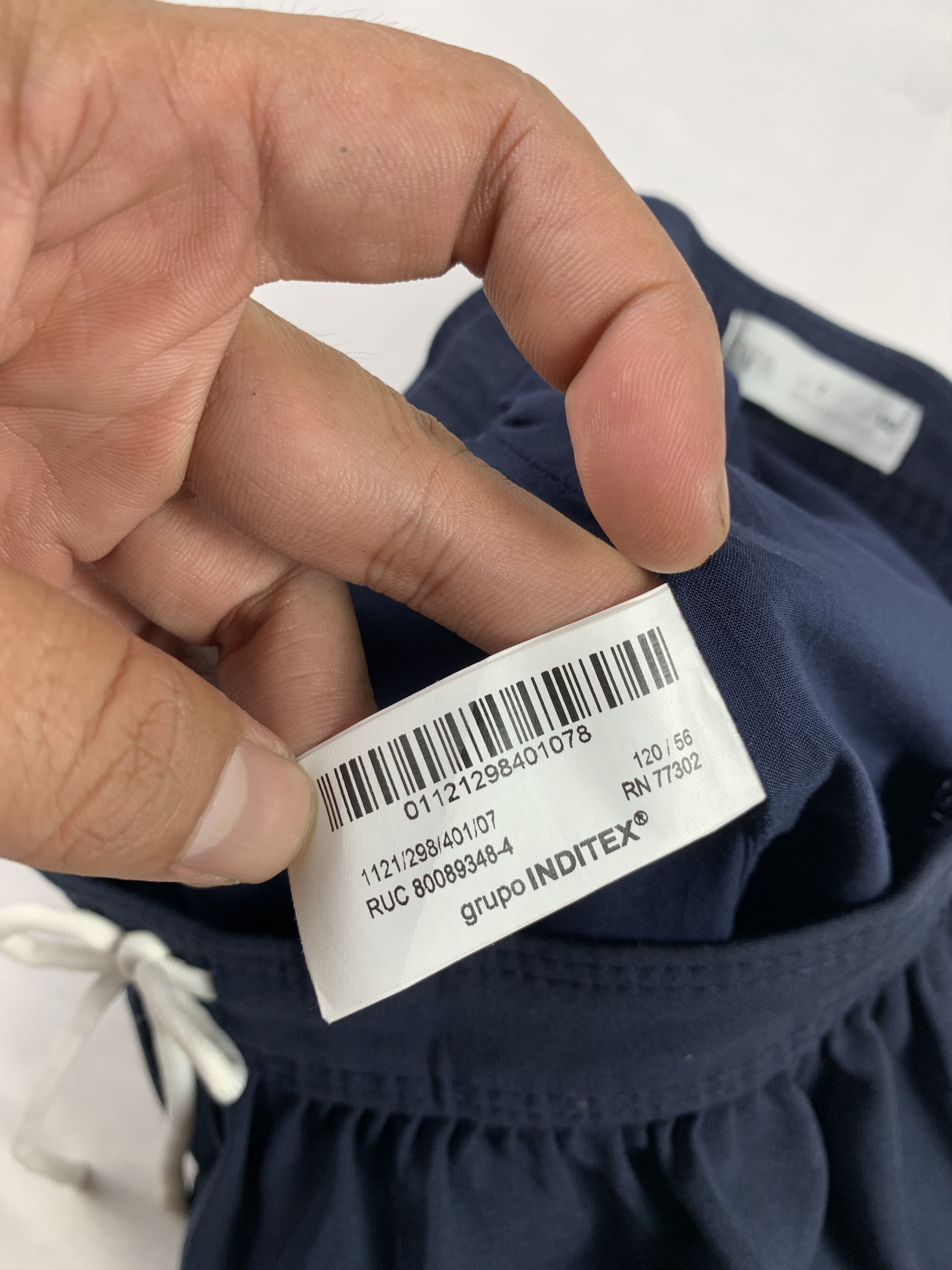 Zara Zara Navy Mini Balloon Skirt (23) Size 23" - 11 Thumbnail