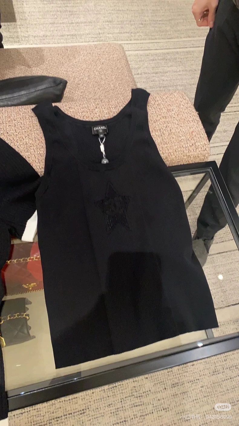 Chanel Chanel 24C popular black star bottom vest Size XS / US 0-2 / IT 36-38 - 9 Thumbnail