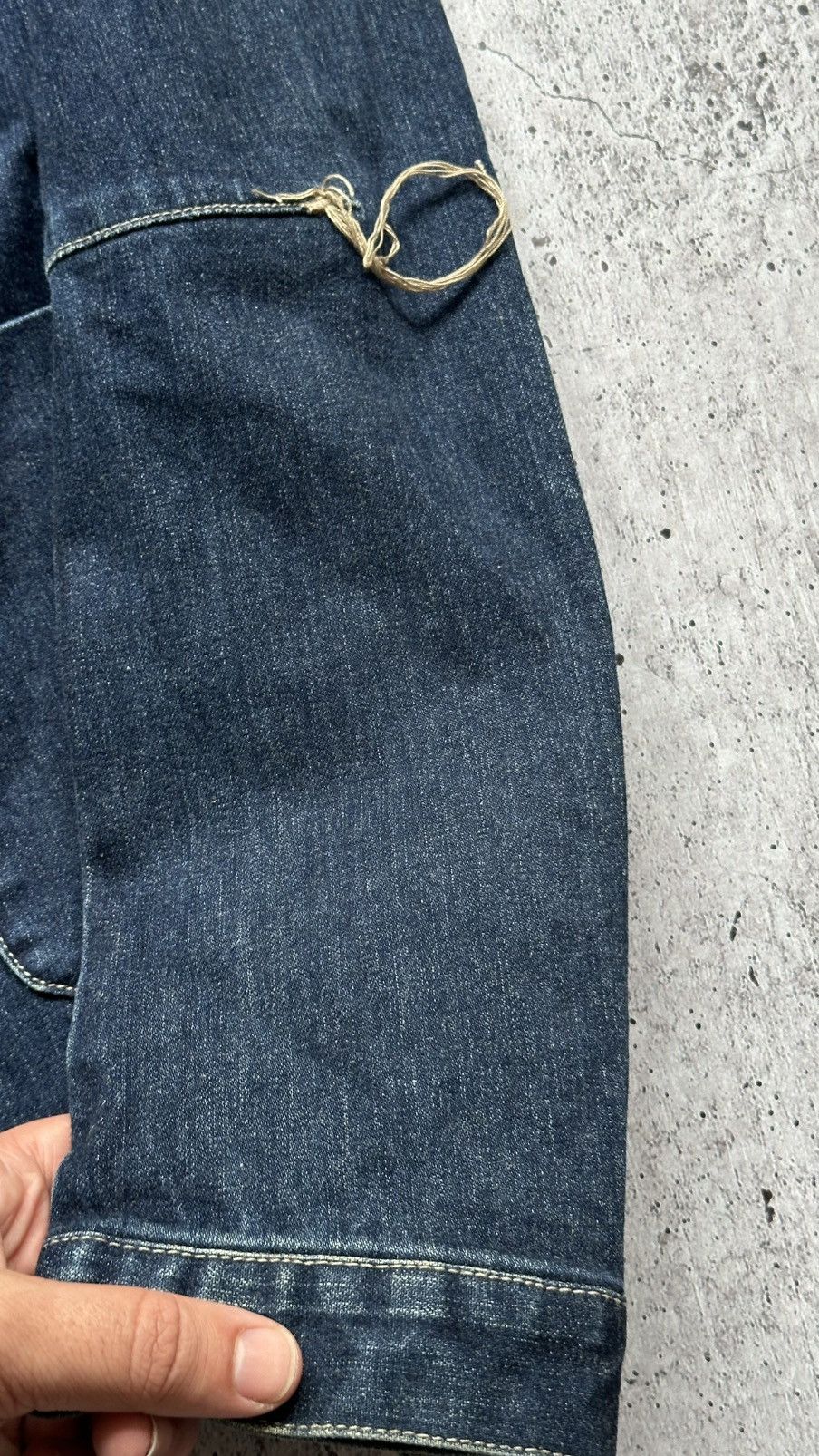 Marithe + Francois Girbaud Women's Marithe Francois Girbaud Vintage Denim Blazer Size S / US 4 / IT 40 - 8 Thumbnail