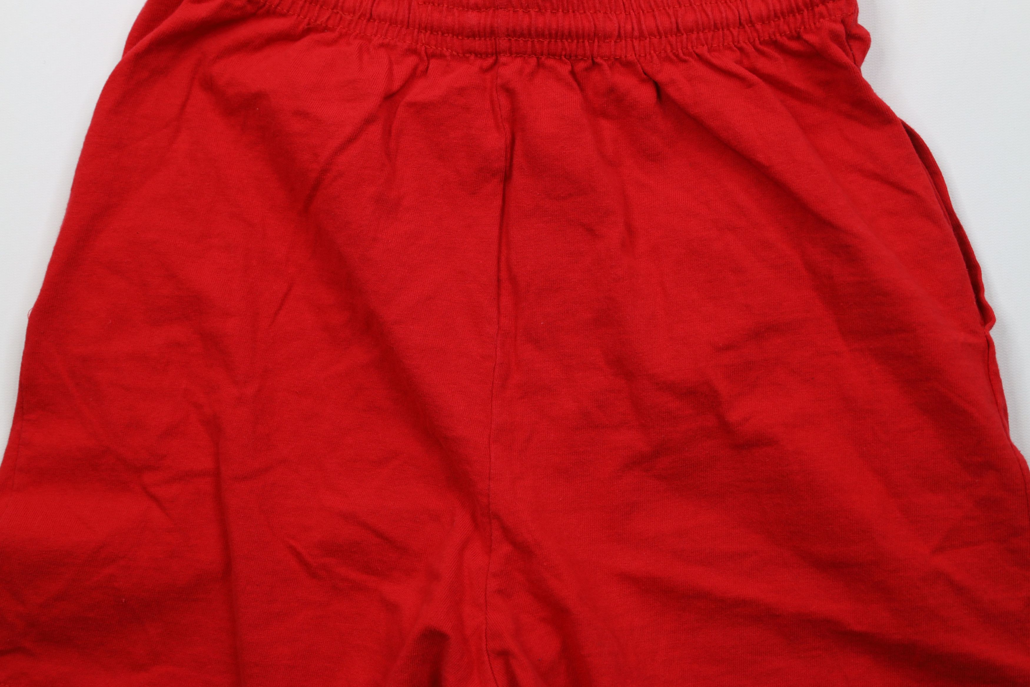 Riddell Vintage 90s Riddell Football Knee Shorts Red Cotton USA Size US 30 / EU 46 - 11 Thumbnail