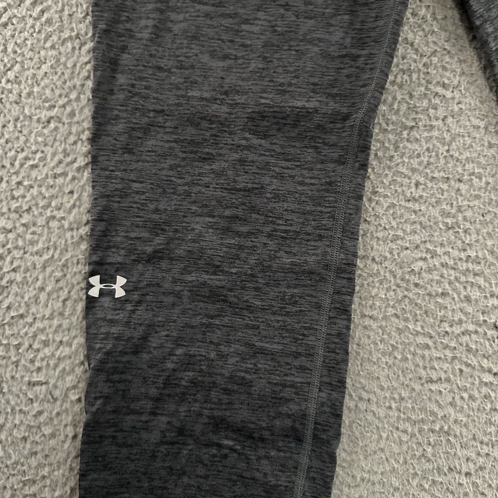 Under Armour Under Armour Womens Leggings Gray Size Large Base 2.0 Heatgear Polyester Blend Compression Stretch Ankle Mid Rise 8.5-10.5 in 32 in Waist 28 in Inseam Size 36" / US 14 / IT 50 - 3 Thumbnail