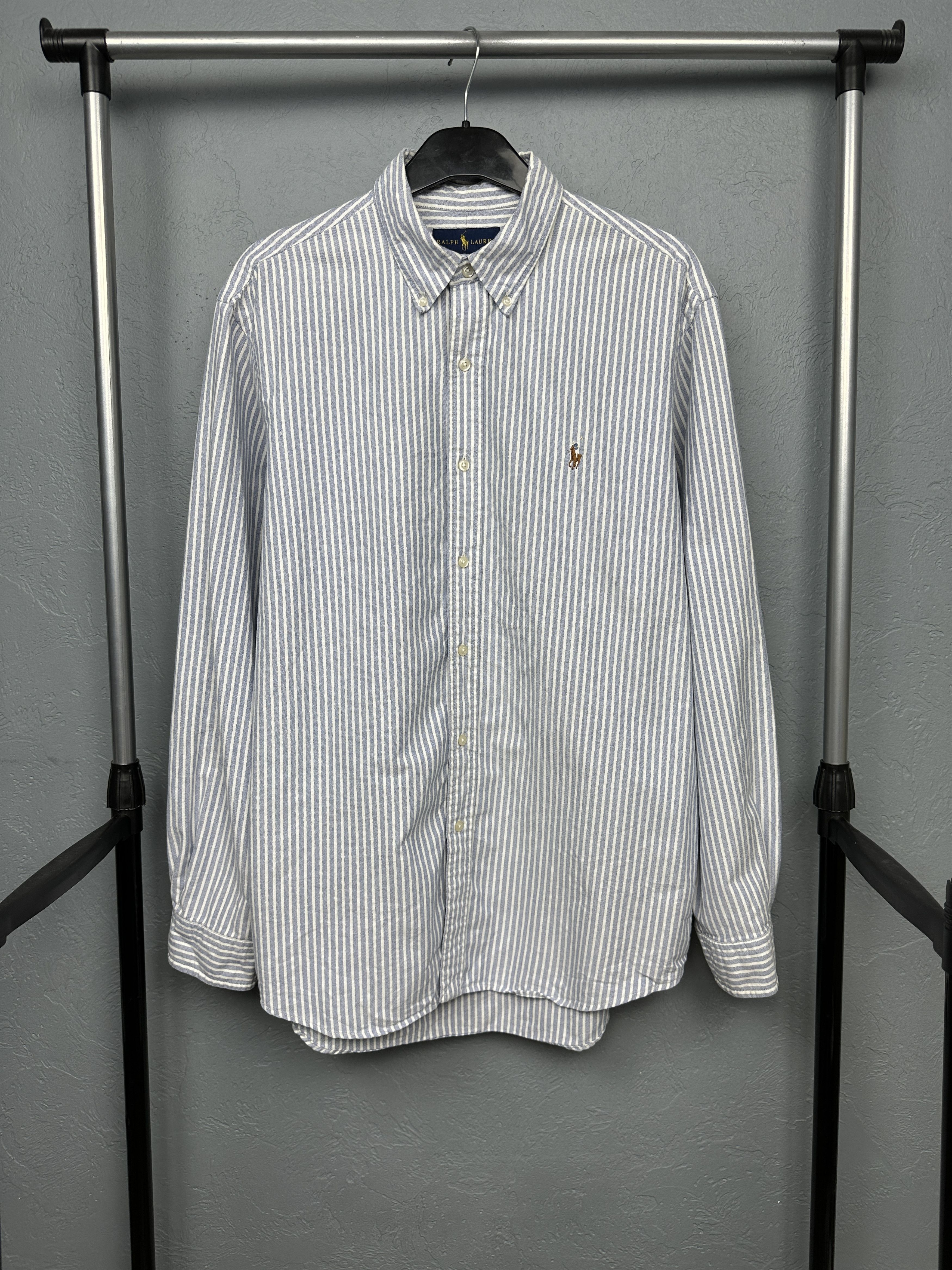 Polo Ralph Lauren Mens Long Sleeve Striped Shirt