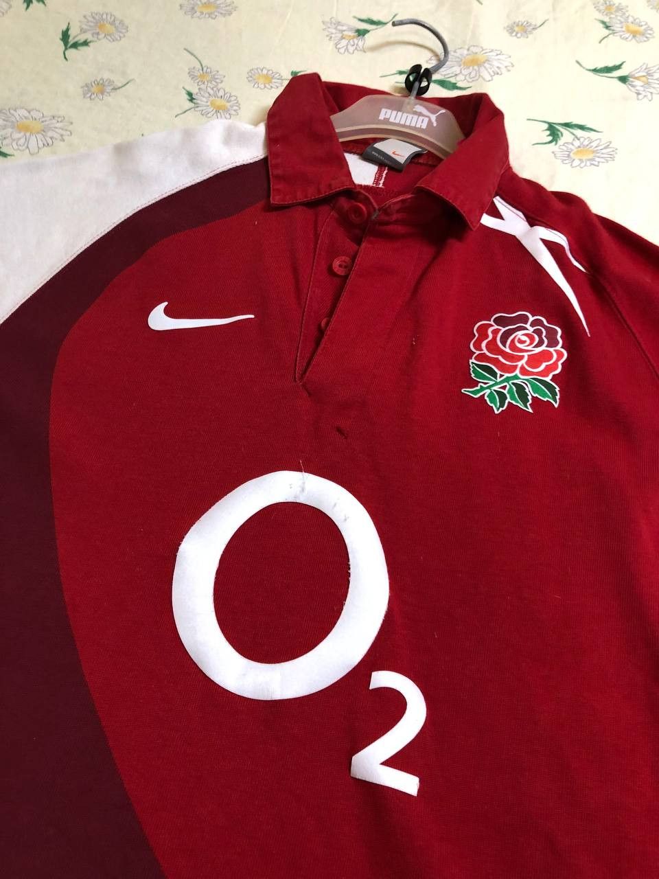 Nike Vintage Nike England Rugby Polo Shirt Size US M / EU 48-50 / 2 - 8 Thumbnail