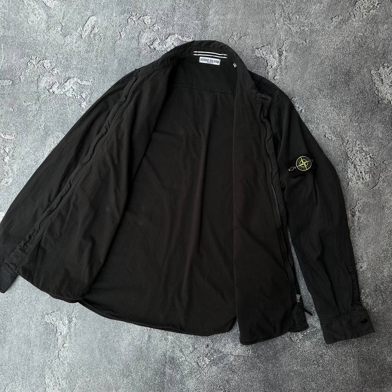 Stone Island Stone Island 2011 Black Cotton Nylon Overshirt Size US XXL / EU 58 / 5 - 4 Thumbnail