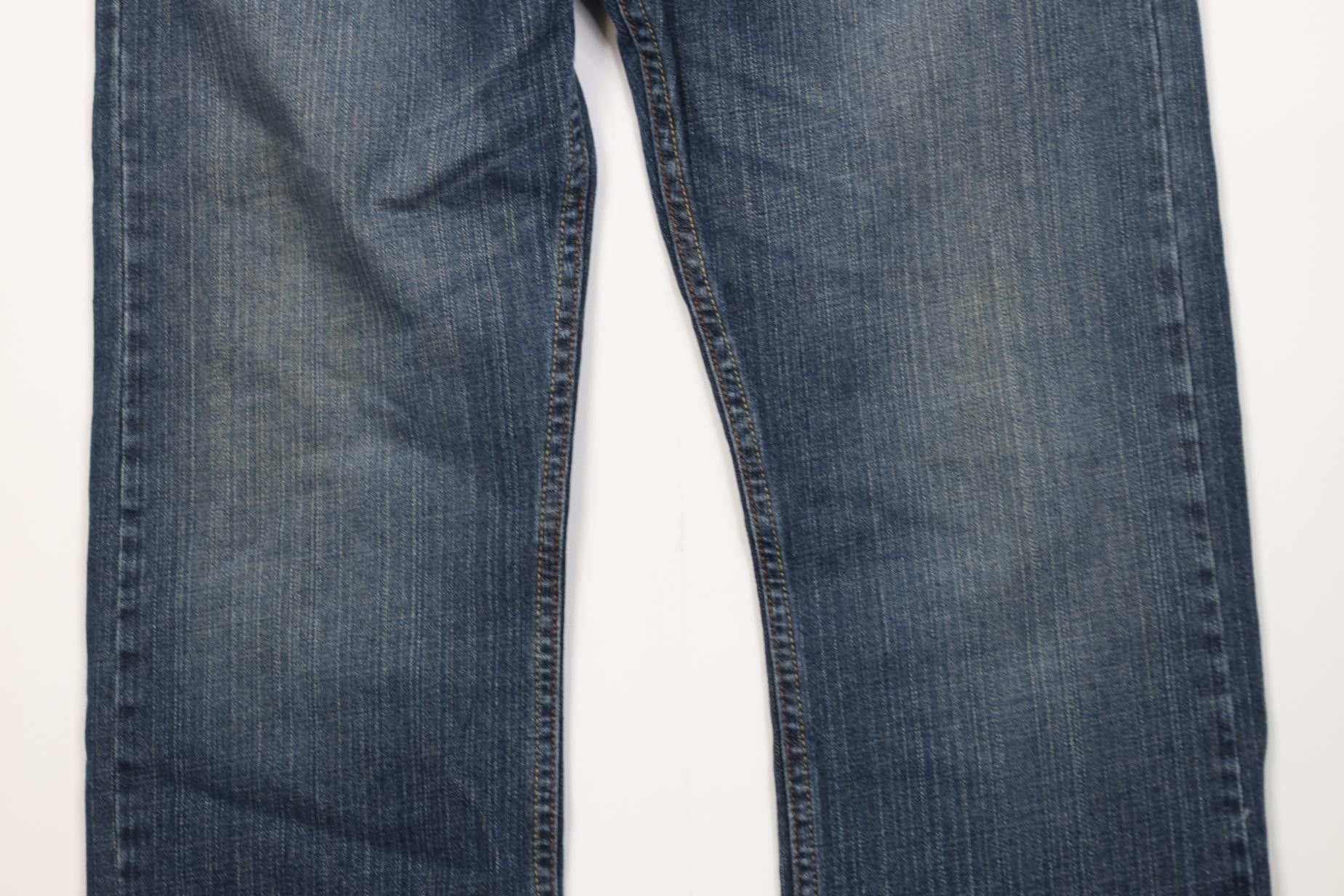 Levi's Vintage Y2K Levis 514 Slim Fit Straight Leg Denim Jeans Blue Size US 34 / EU 50 - 3 Thumbnail