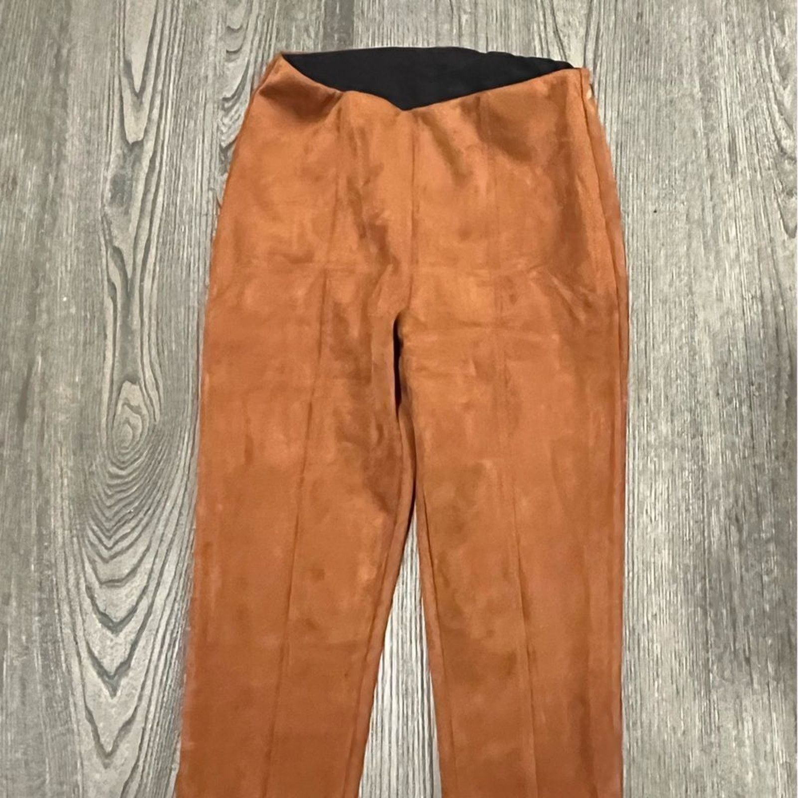 Vera Wang Simply Vera Vera Wang Legging Pants High Rise Pleat Lines S Size 24" / US 00 / IT 34 - 3 Thumbnail