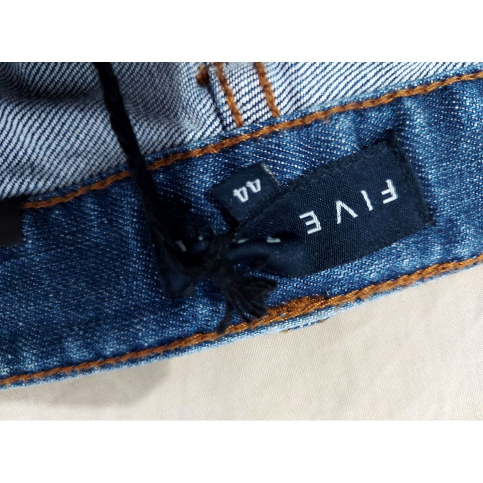 Denime Five Four Jeans Mens 44x32 Relaxed Straight Denim Stretch Blue 46x32 Big & Tall Mens Jeans Size US 44 / EU 60 - 7 Thumbnail