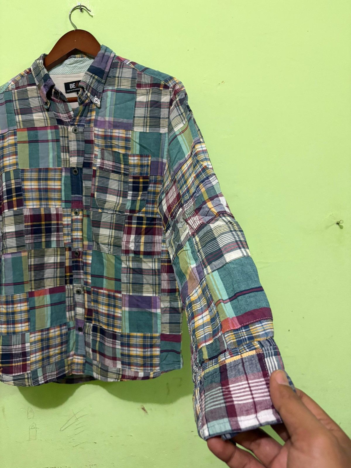 Beams Plus Vintage Beam Patch Work Button Up Shirt Kapital Inspired Size US S / EU 44-46 / 1 - 3 Thumbnail