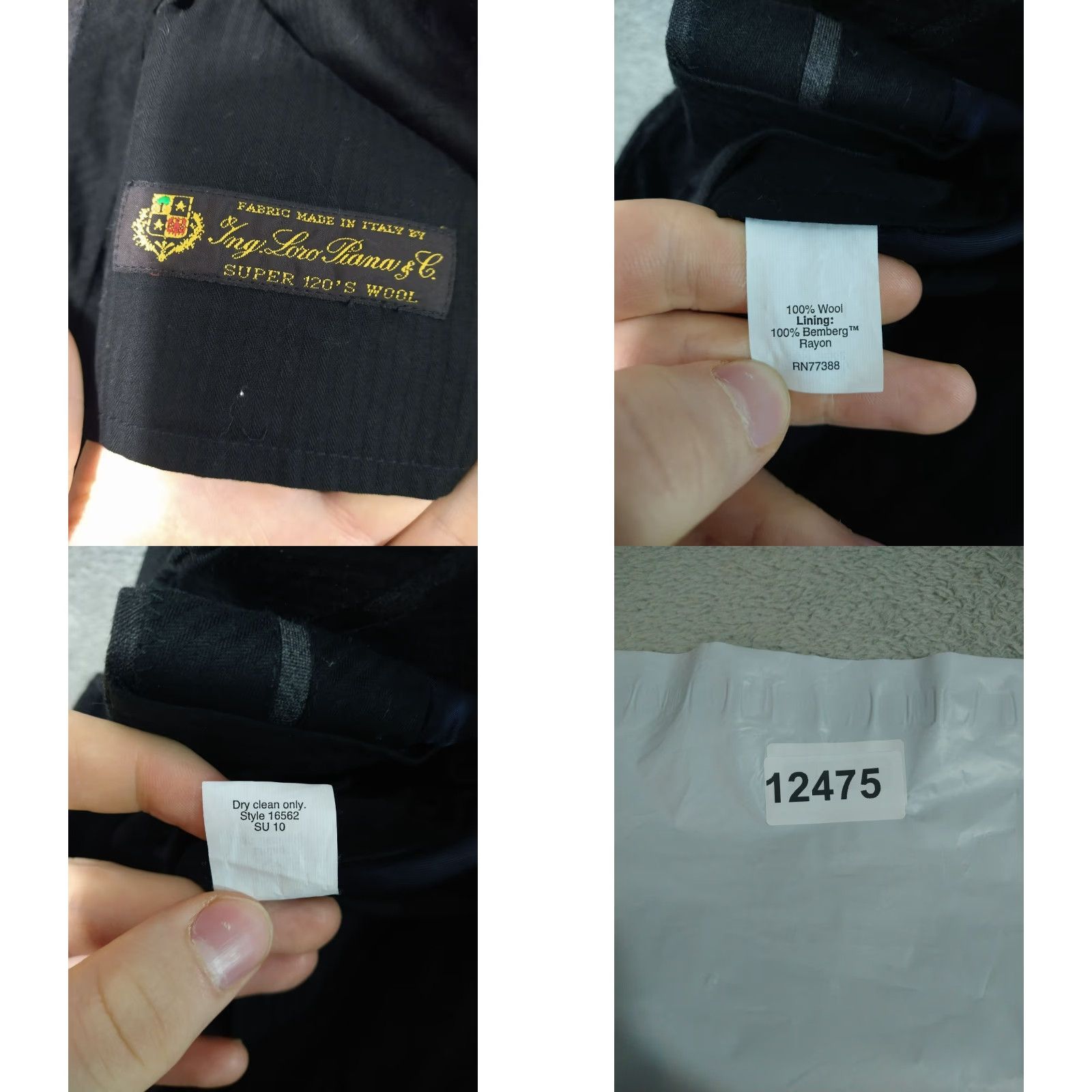 J.Crew J.CREW Dress Pants Mens 36x29 Gray Wool Straight Leg Flat Front Modern Business Formal Workwear 36 Mens Gray Wool Pants Size US 36 / EU 52 - 8 Thumbnail