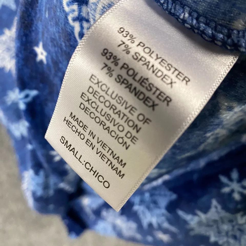 Nautica Nautica Sleep Shirt Women's Small Fleece Snowflakes S Size S / US 4 / IT 40 - 4 Thumbnail