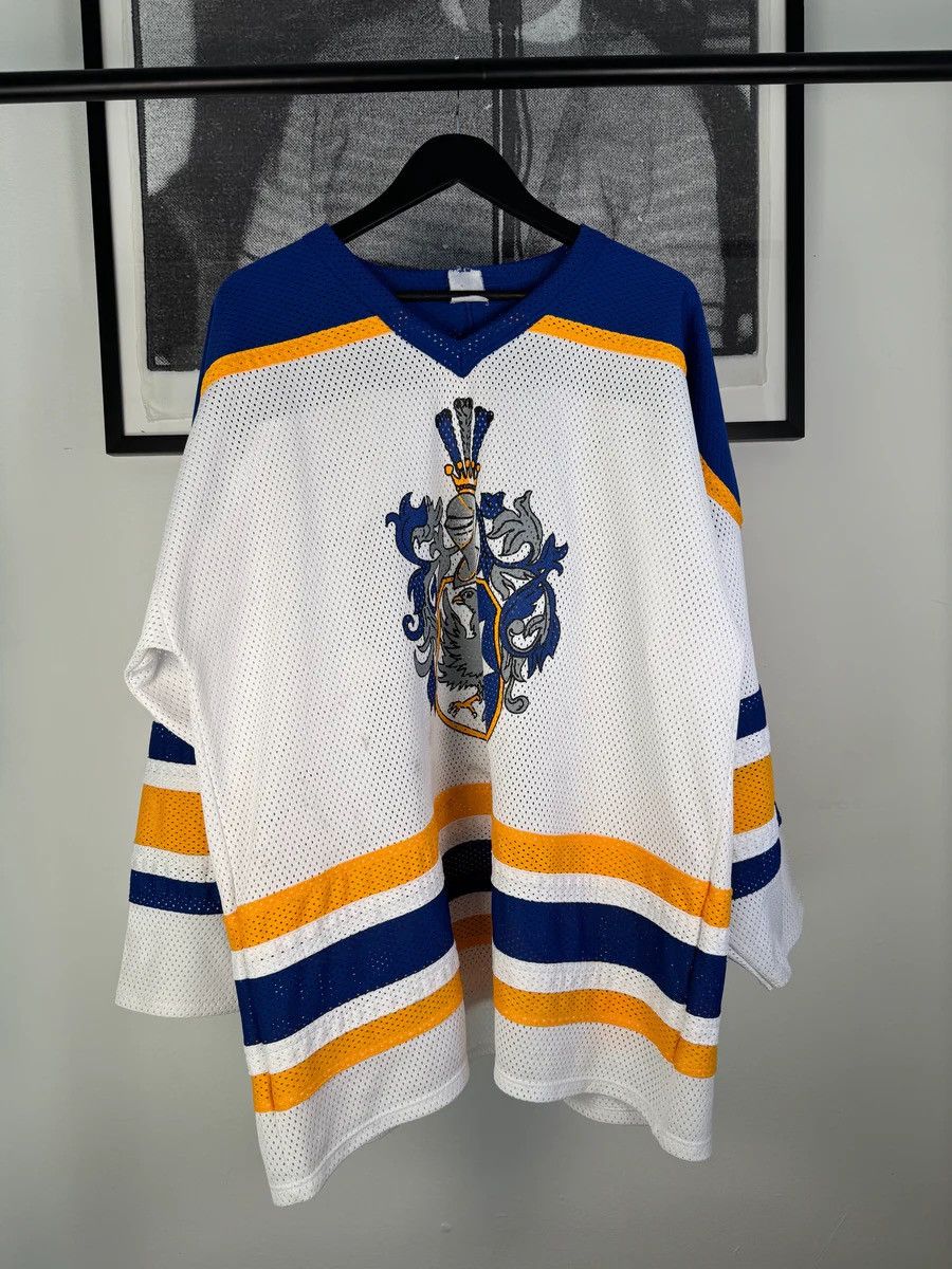Vintage 🚭INSANE GRAIL🚭VINTAGE LE ROSEY CREST HOCKEY JERSEY Size US XXL / EU 58 / 5 - 1 Thumbnail