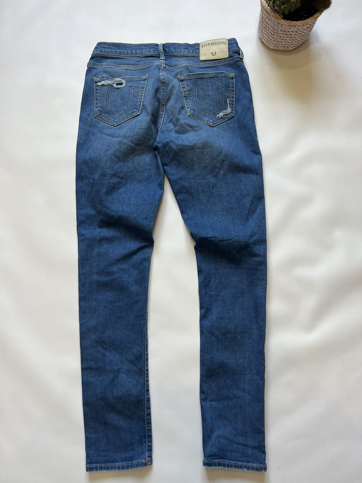 True Religion True Religion Blue Denim Pants Jeans Womens Size 29" - 3 Thumbnail