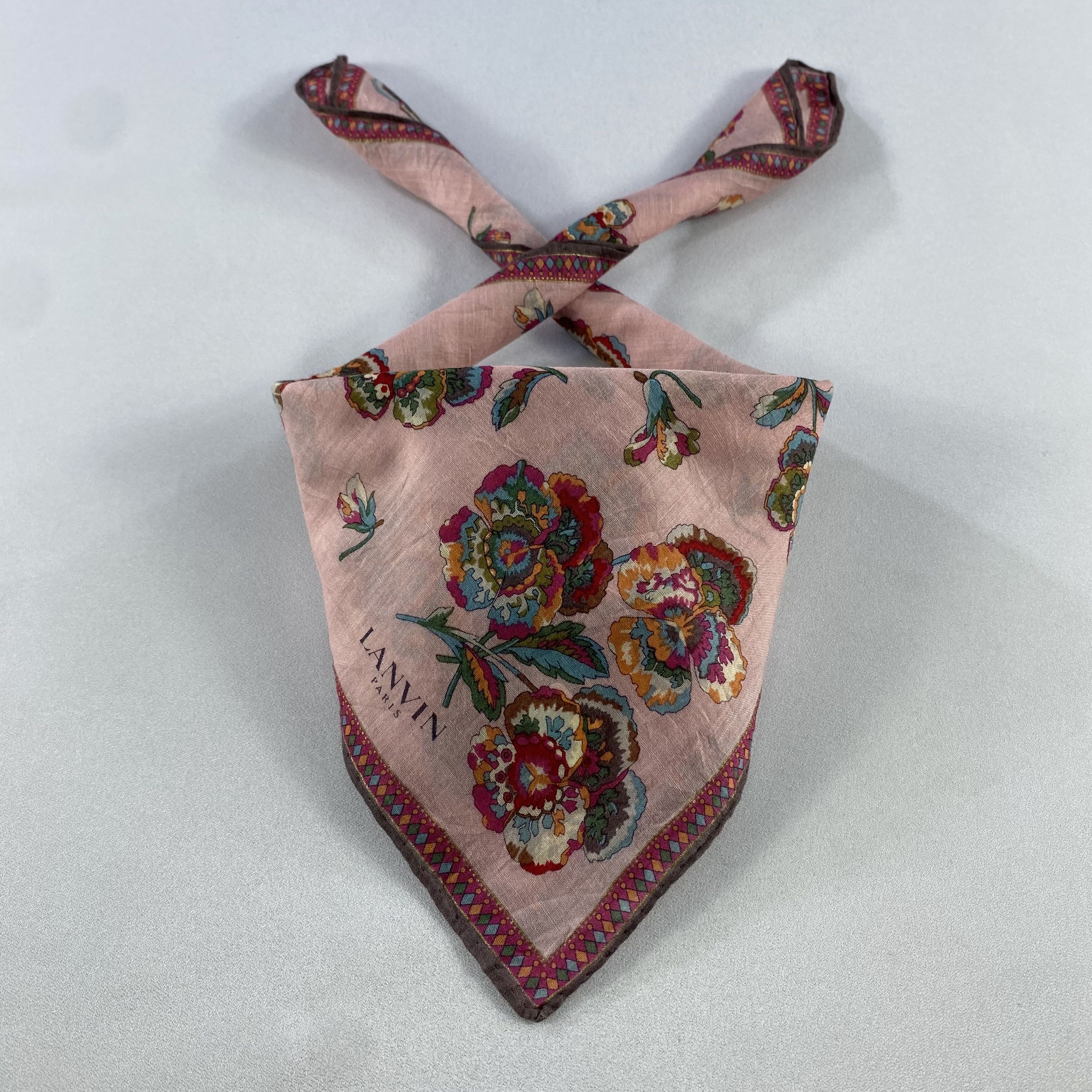Lanvin × Vintage Lanvin Bandana/ Handkerchief / Neckerchief Size ONE SIZE - 1 Thumbnail