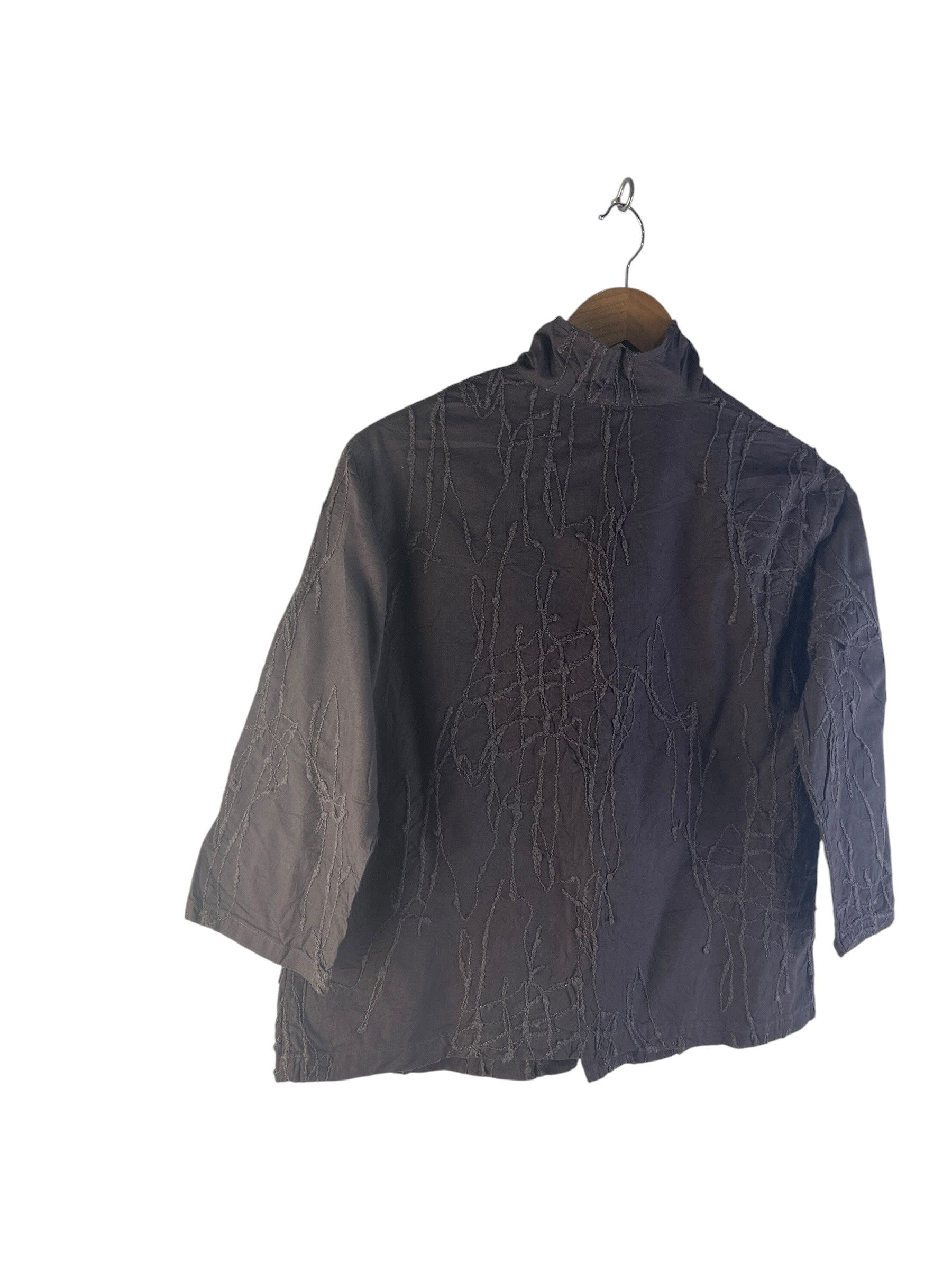 Issey Miyake Plantation Issey Miyake Textured Cropped Jacket Size M / US 6-8 / IT 42-44 - 7 Thumbnail