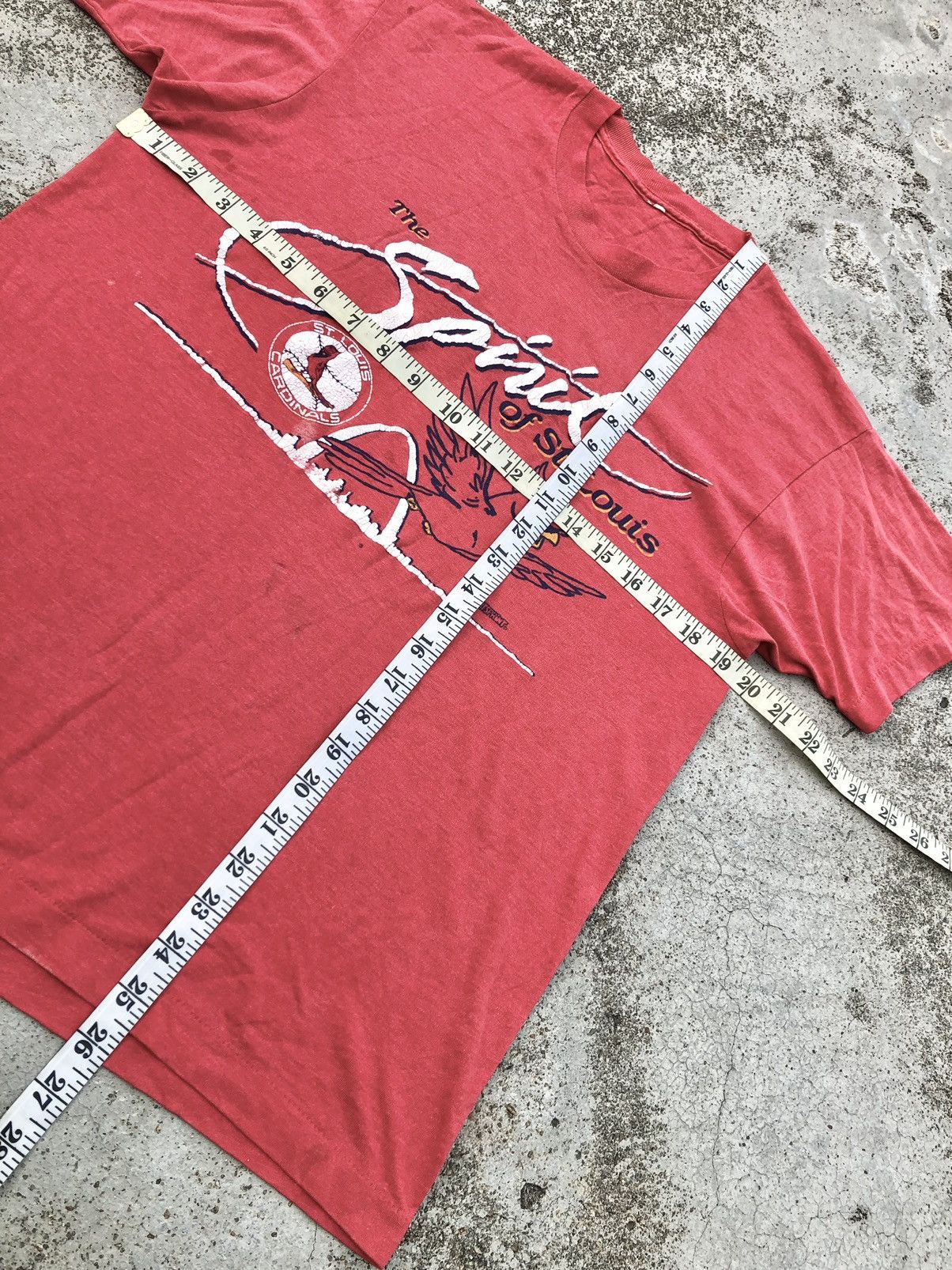 MLB VINTAGE 80s ST LOUIS CARDINALS TEE Size US M / EU 48-50 / 2 - 11 Thumbnail