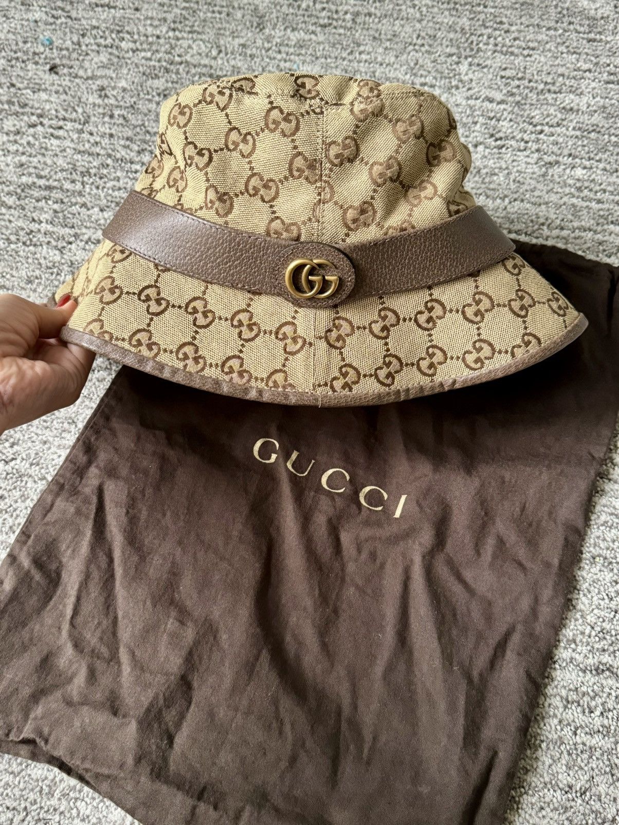 GUCCI/CG柄/バケット/コットン GUCCI/CG柄/バケット/コットン