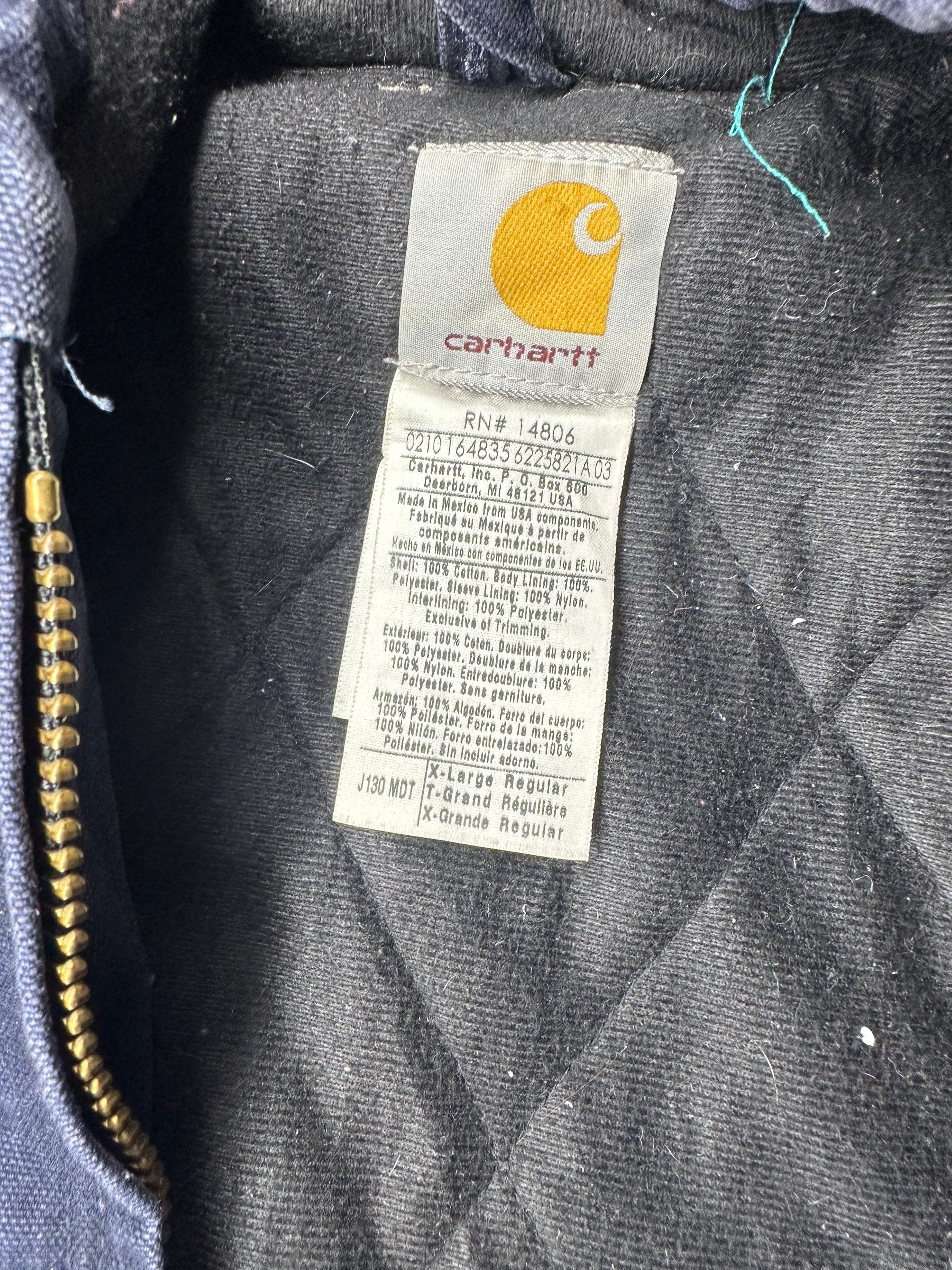 Carhartt × Vintage Vintage Carhartt Hooded Jacket J130 MDT Size US XL / EU 56 / 4 - 9 Thumbnail