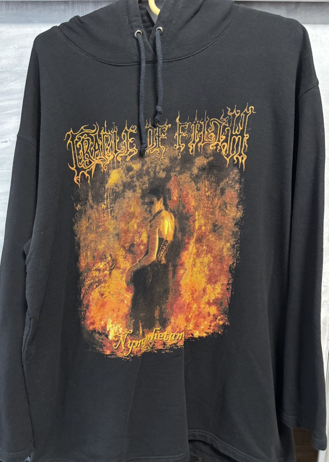 Band Tees Cradle Of Filth Nymphetamine 2004 Black Metal Hoodie XL Size US XL / EU 56 / 4 - 1 Thumbnail