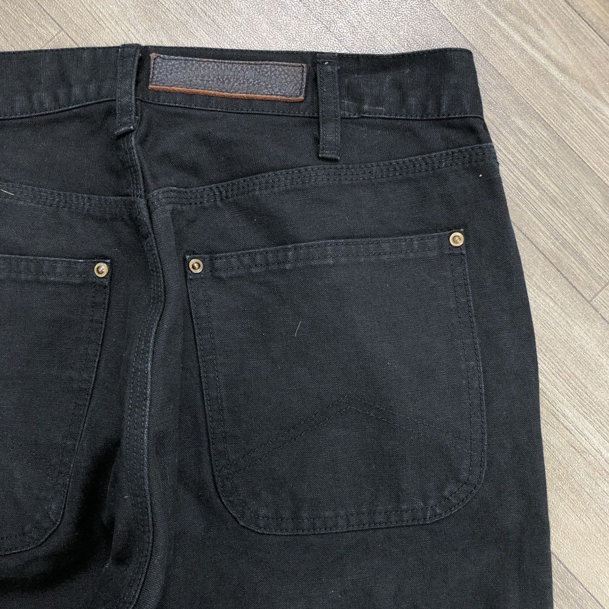 Japanese Brand 🇯🇵2000s Journal Standard Homestead Double Knee Jeans Pants Size US 29 - 13 Thumbnail